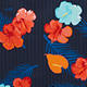 Blue Aloha Print