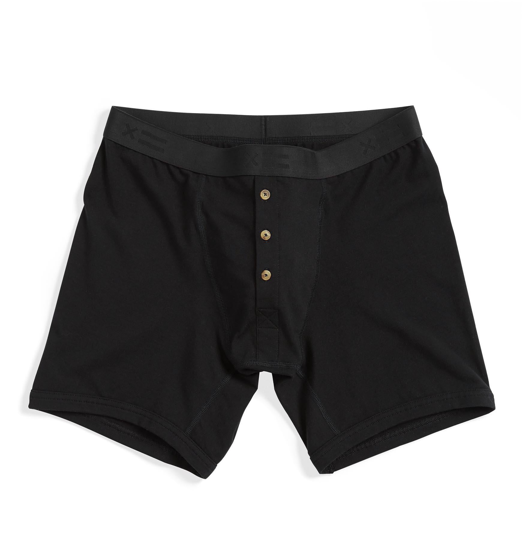 6" Fly Packing Boxer Briefs - Black-Underwear-TomboyX