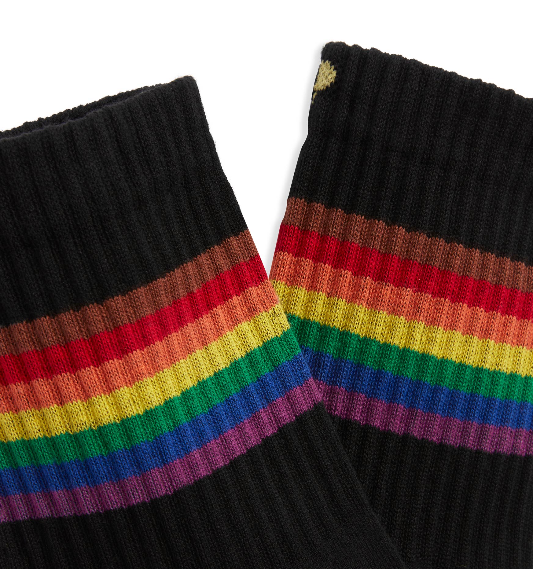 Anklet Crew Socks - Progress Pride Stripes-Socks-TomboyX