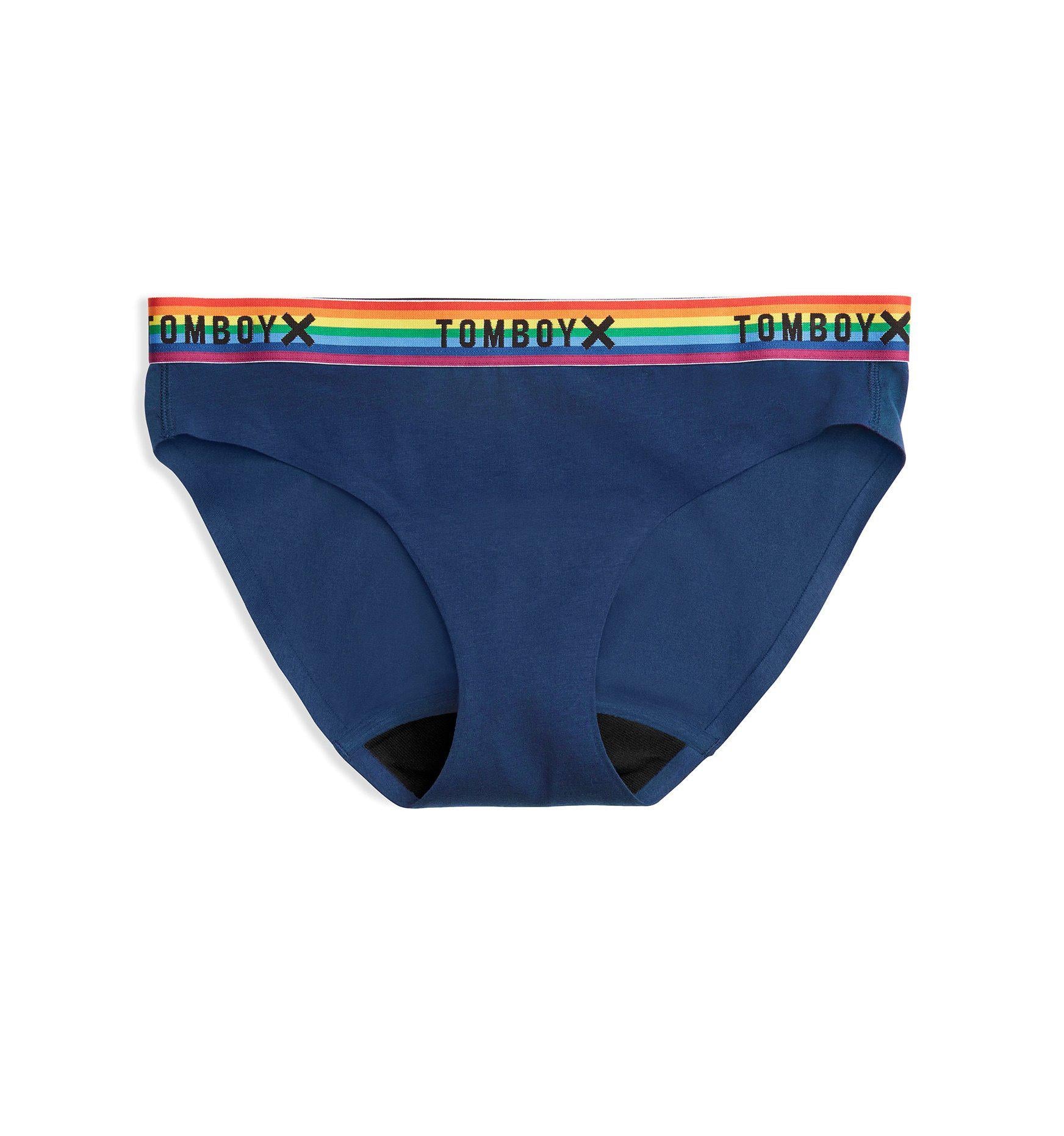 Tomboyx First Line Period Leakproof Bikini Underwear, Cotton