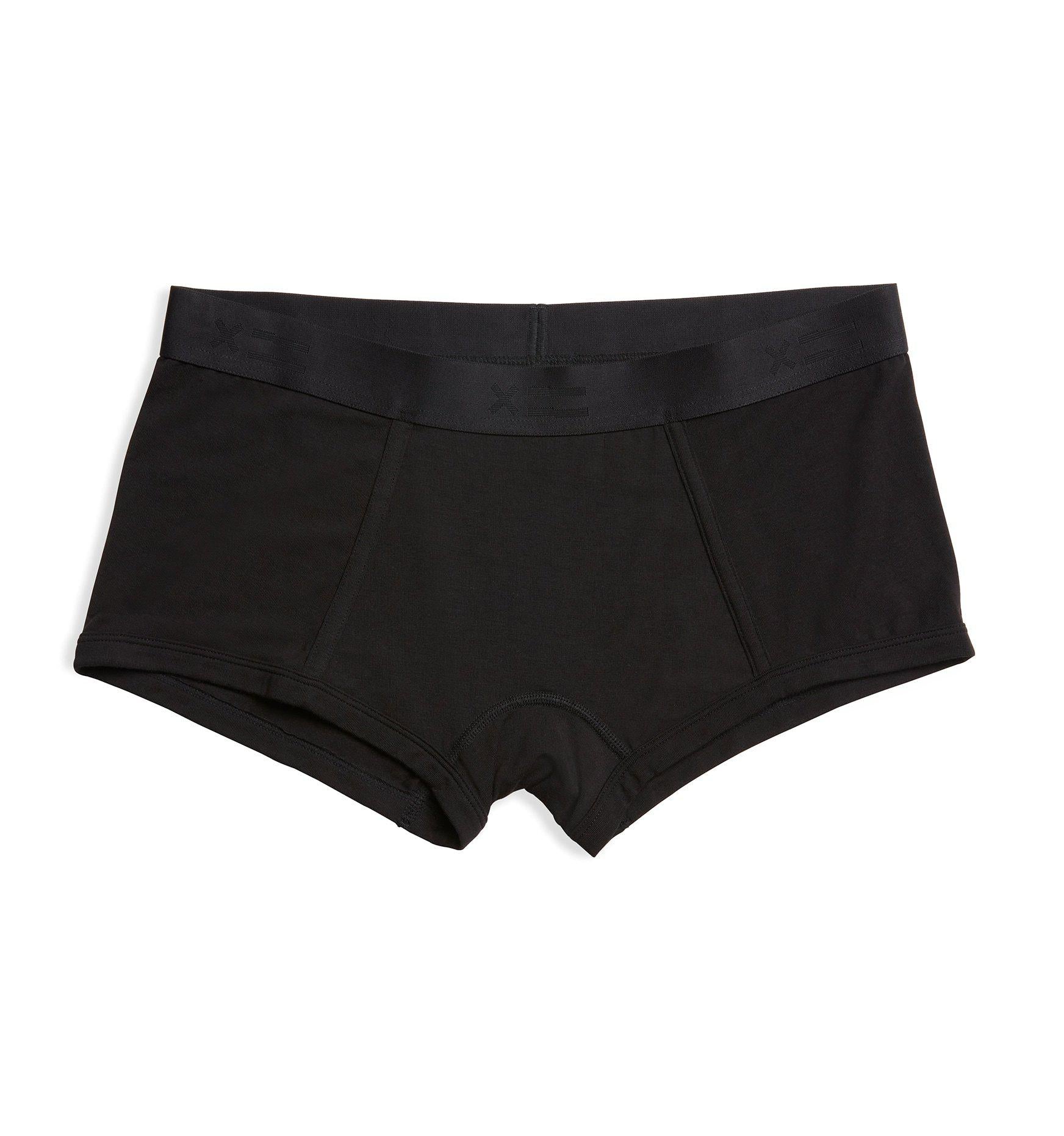 Boy Shorts - Modal Black-Underwear-TomboyX