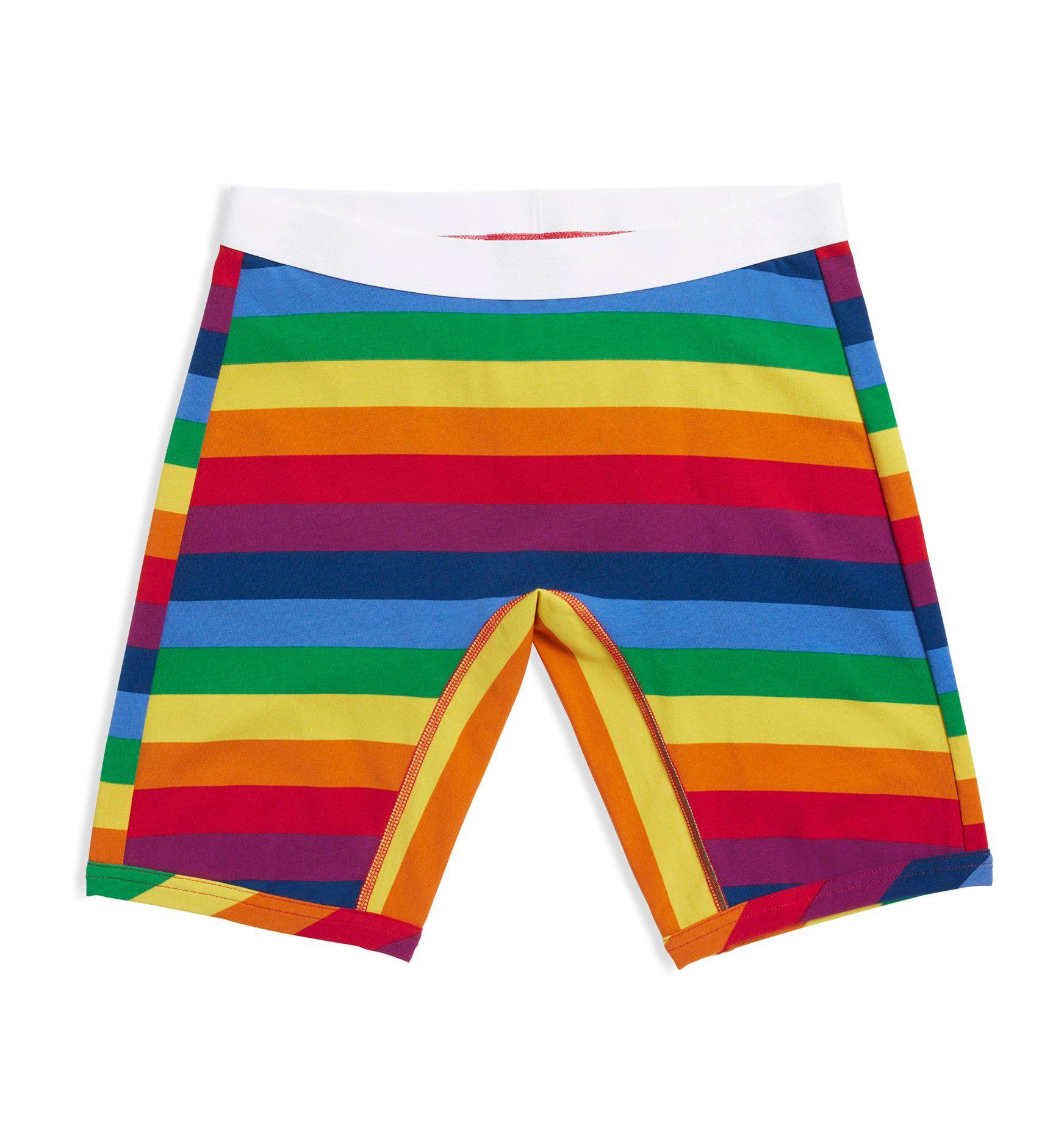Womens Cute Boy Shorts, Cheekies, Seamless Underwear, Native Fit, Nude Body  Comfort, Rainbow Pride Unisex Striped Red White Yellow Briefs -  Denmark