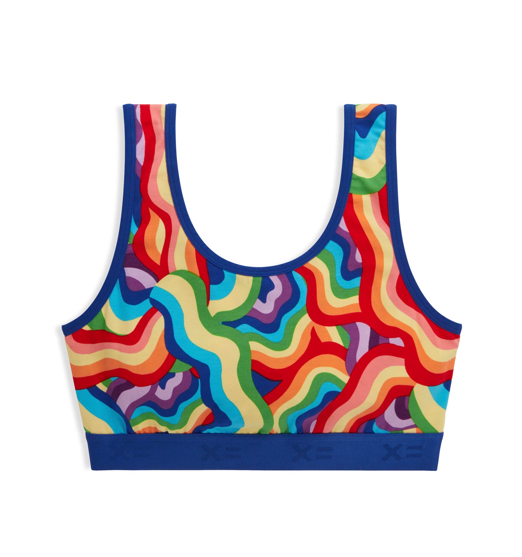 Essentials Soft Bra LC - Swirling With Pride – TomboyX