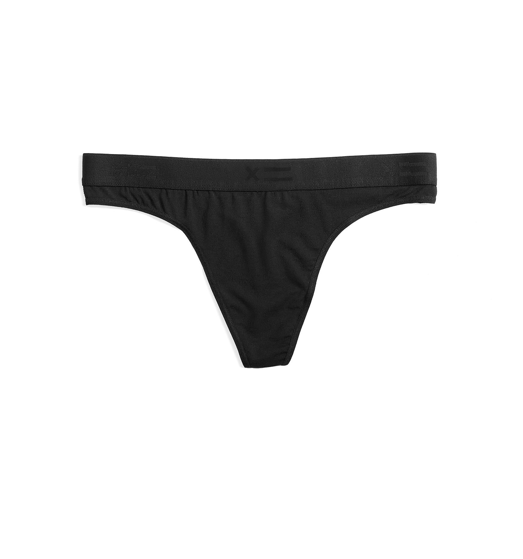 Thong - TENCEL™ Modal Black-Underwear-TomboyX