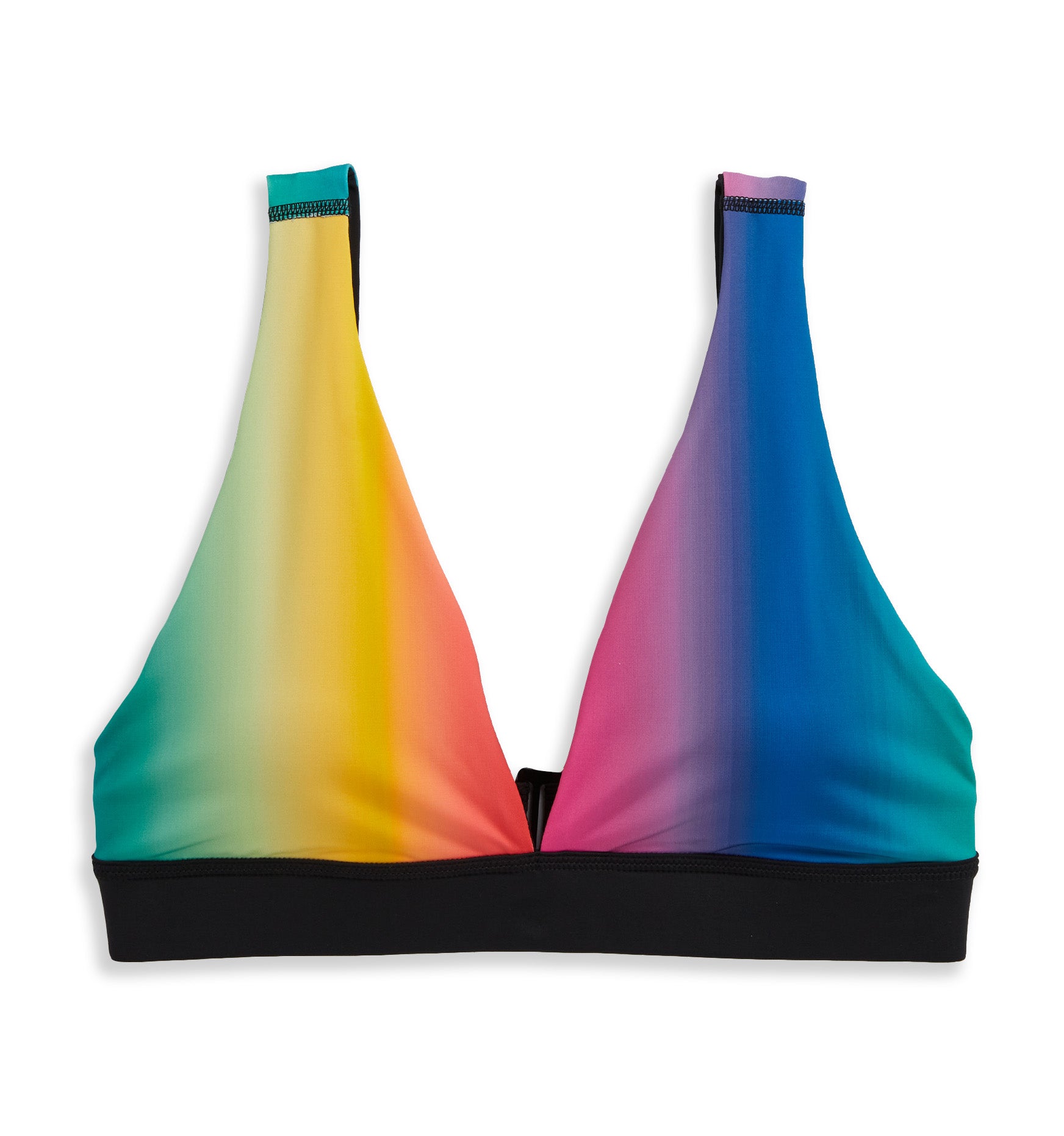 Prism Scoop Bralette LC - Black Rainbow – TomboyX