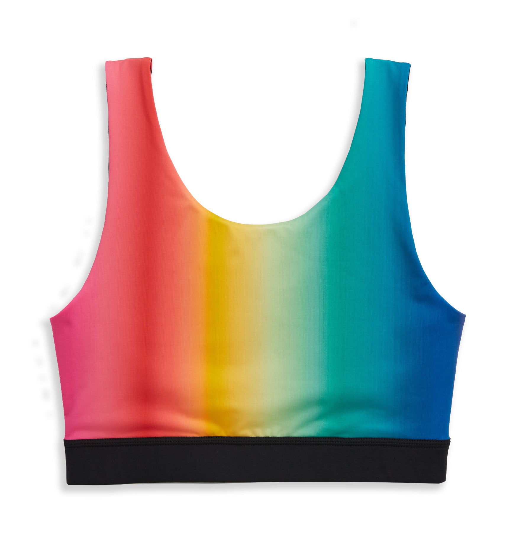 Swim Reversible Sport Top - Melting Rainbow