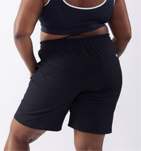 Swim 2.5" High Waisted Board Shortie - Black Novelty