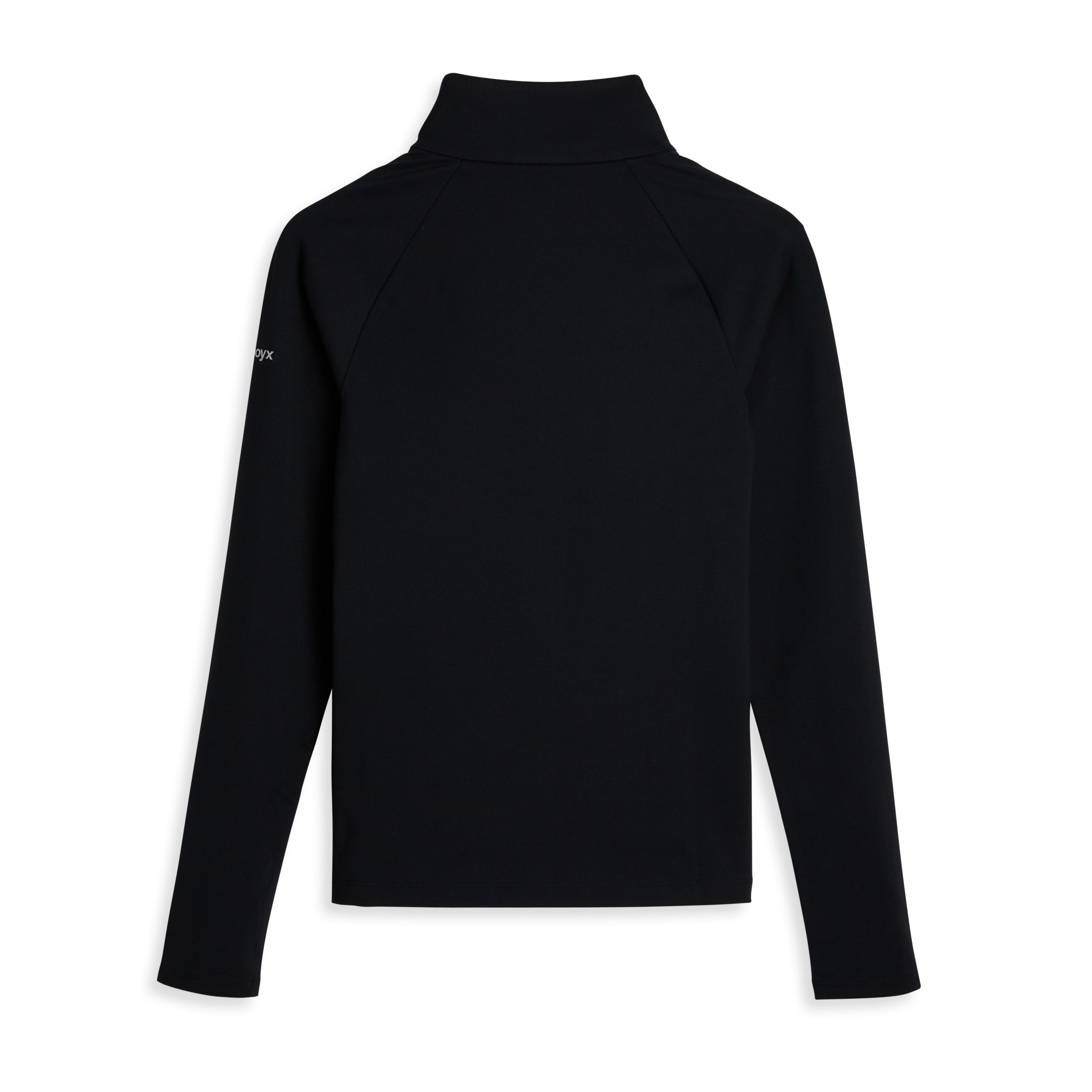 Long Sleeve Quarter Zip Top - Black