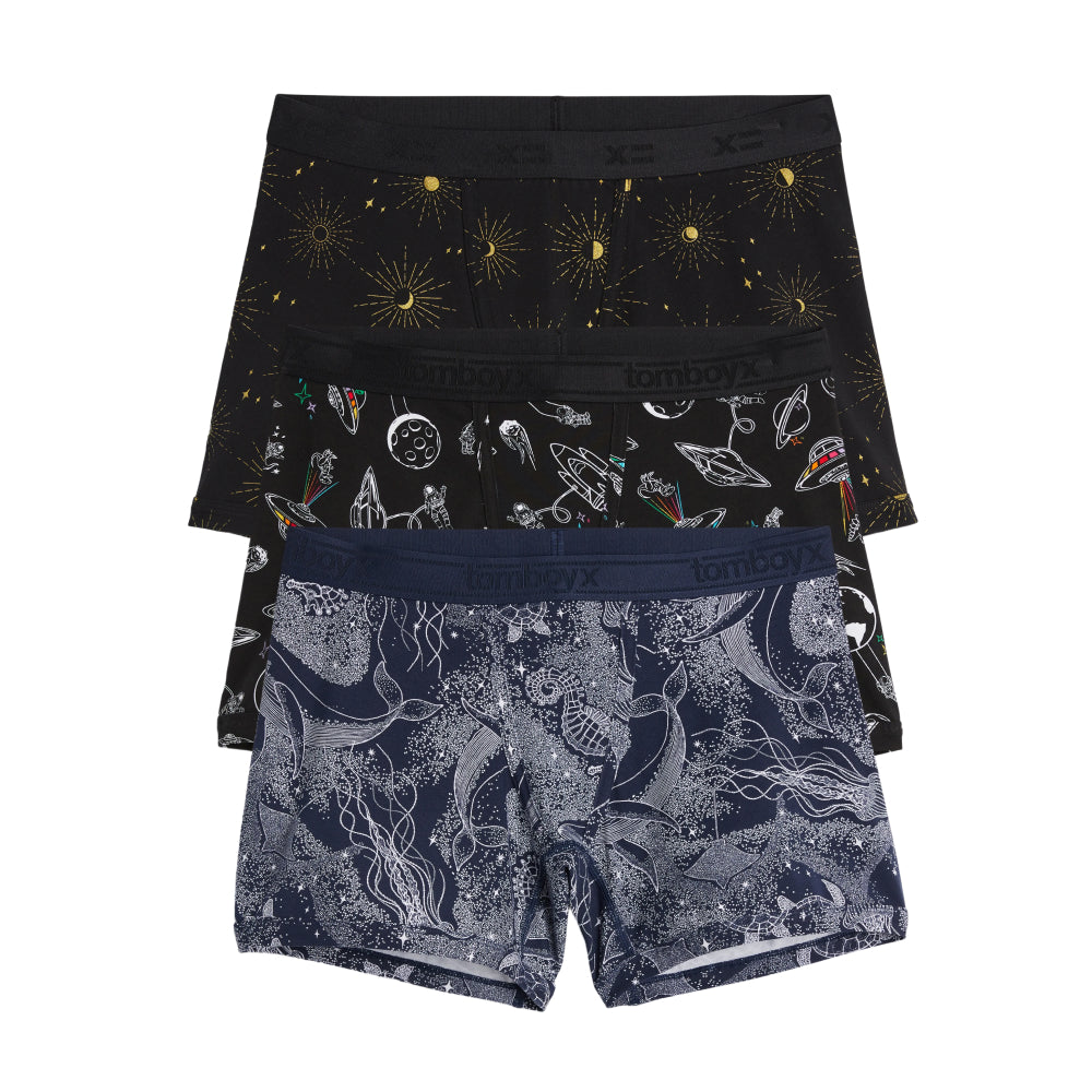 4.5" Trunks 3-Pack - Night Bundle