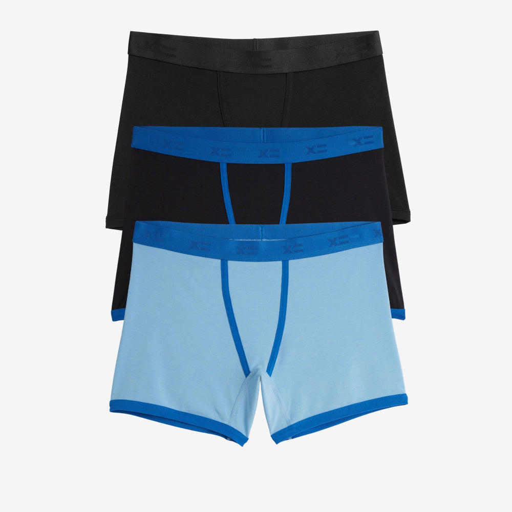 4.5" Trunks 3-Pack - Modal The Blues