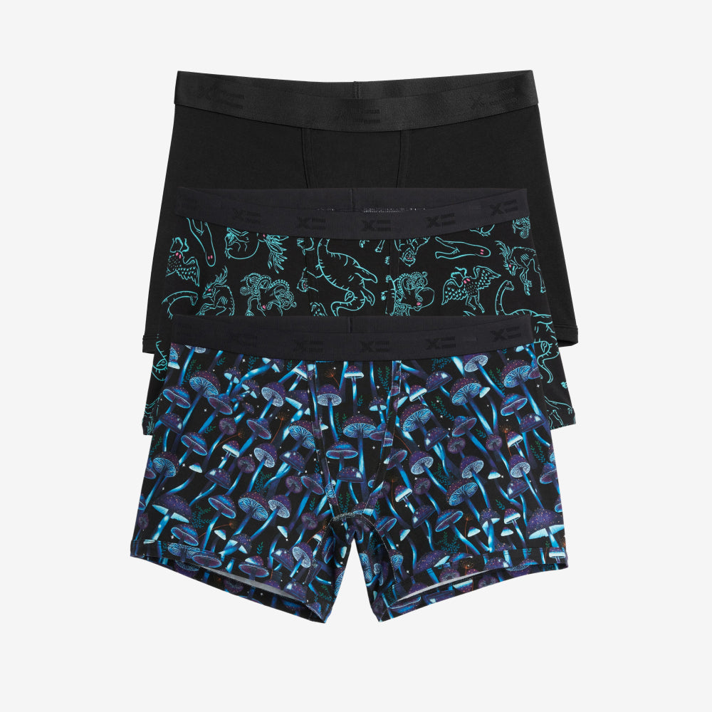 4.5" Trunks 3-Pack - Moonlit Mushroom