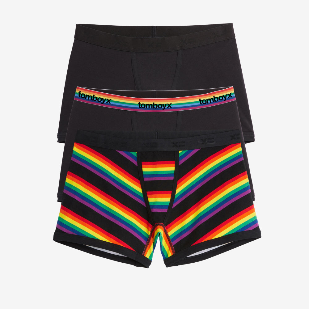4.5" Trunks 3-Pack - Stripe Up