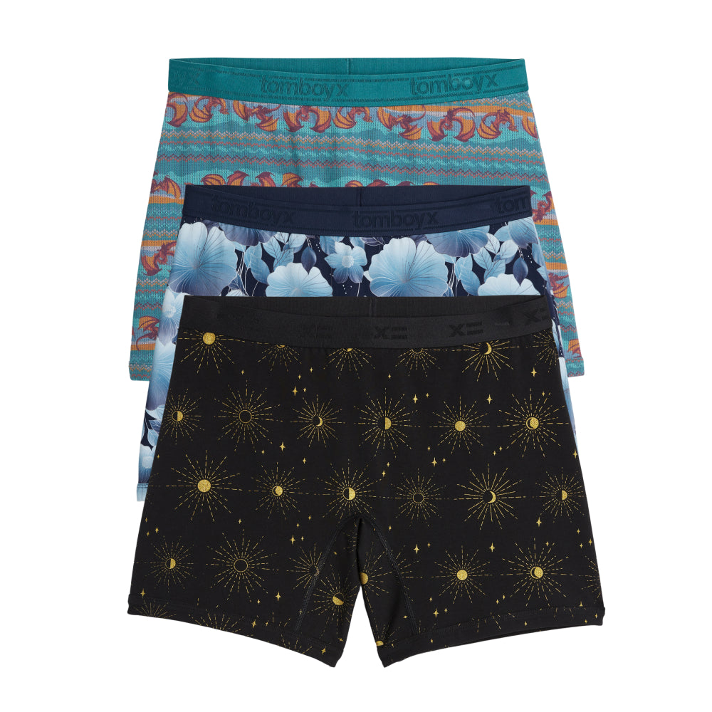 6" No Fly Boxer Briefs 3-Pack - Holiday Bundle