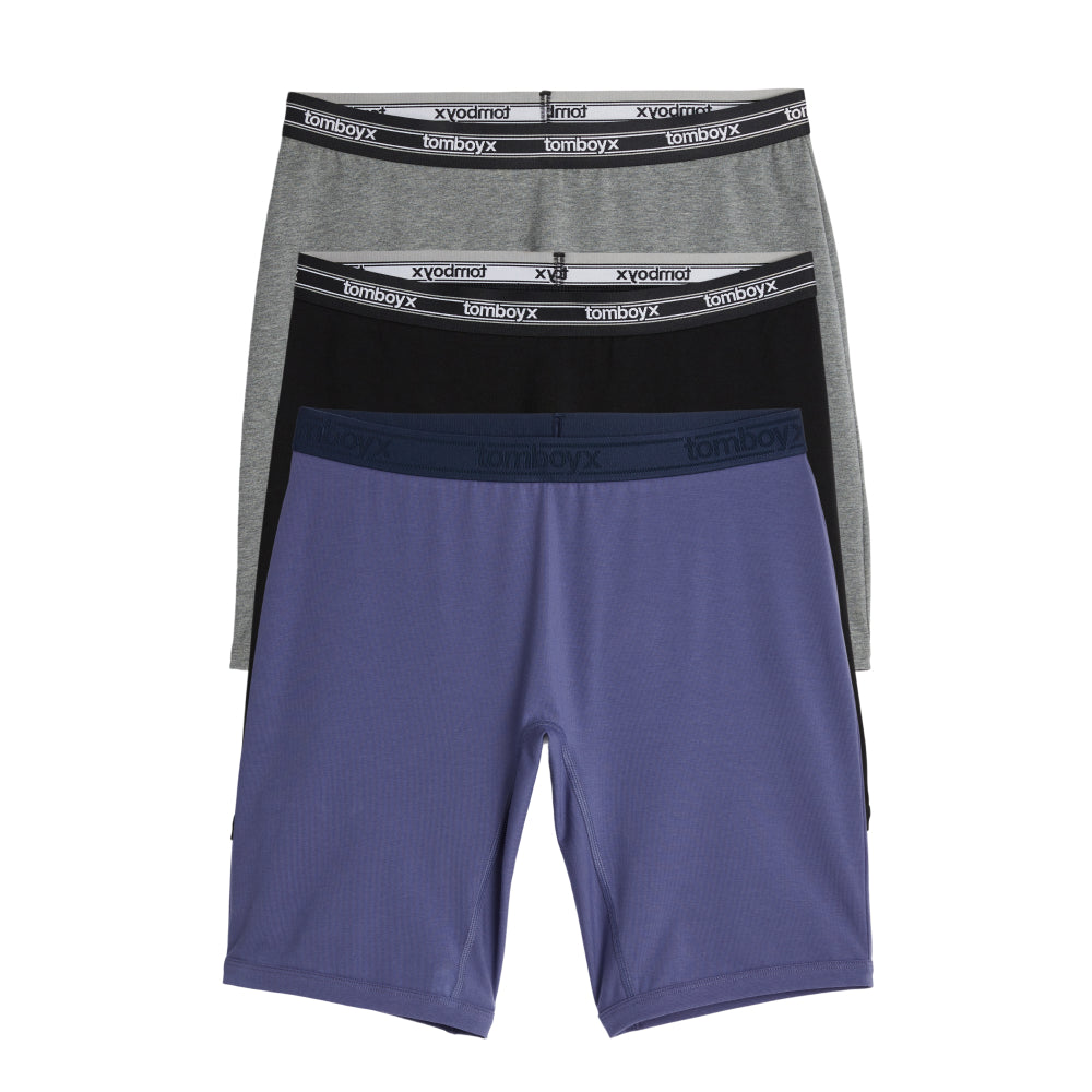 9" Boxer Briefs 3-Pack - Cobalt