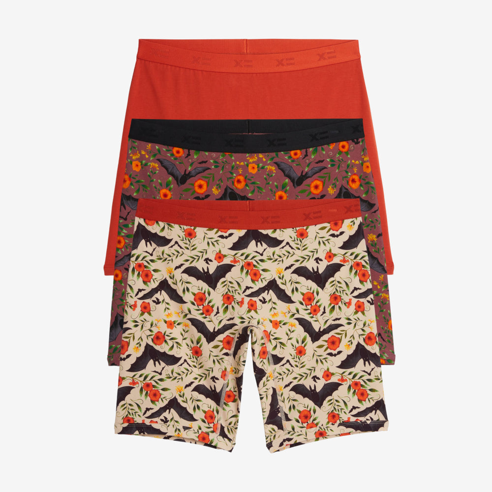 9" Boxer Briefs 3-Pack - Batwing Brocade