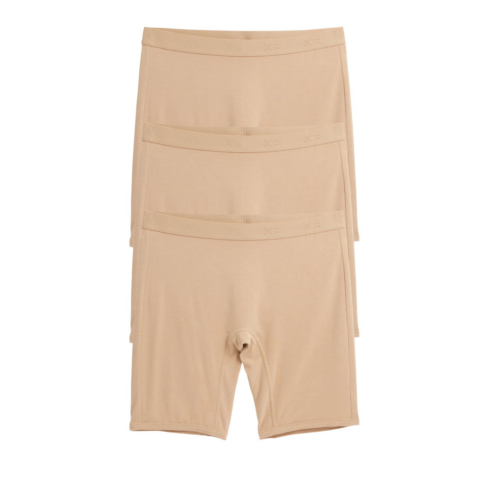 9" Boxer Briefs 3-Pack - Cotton Chai