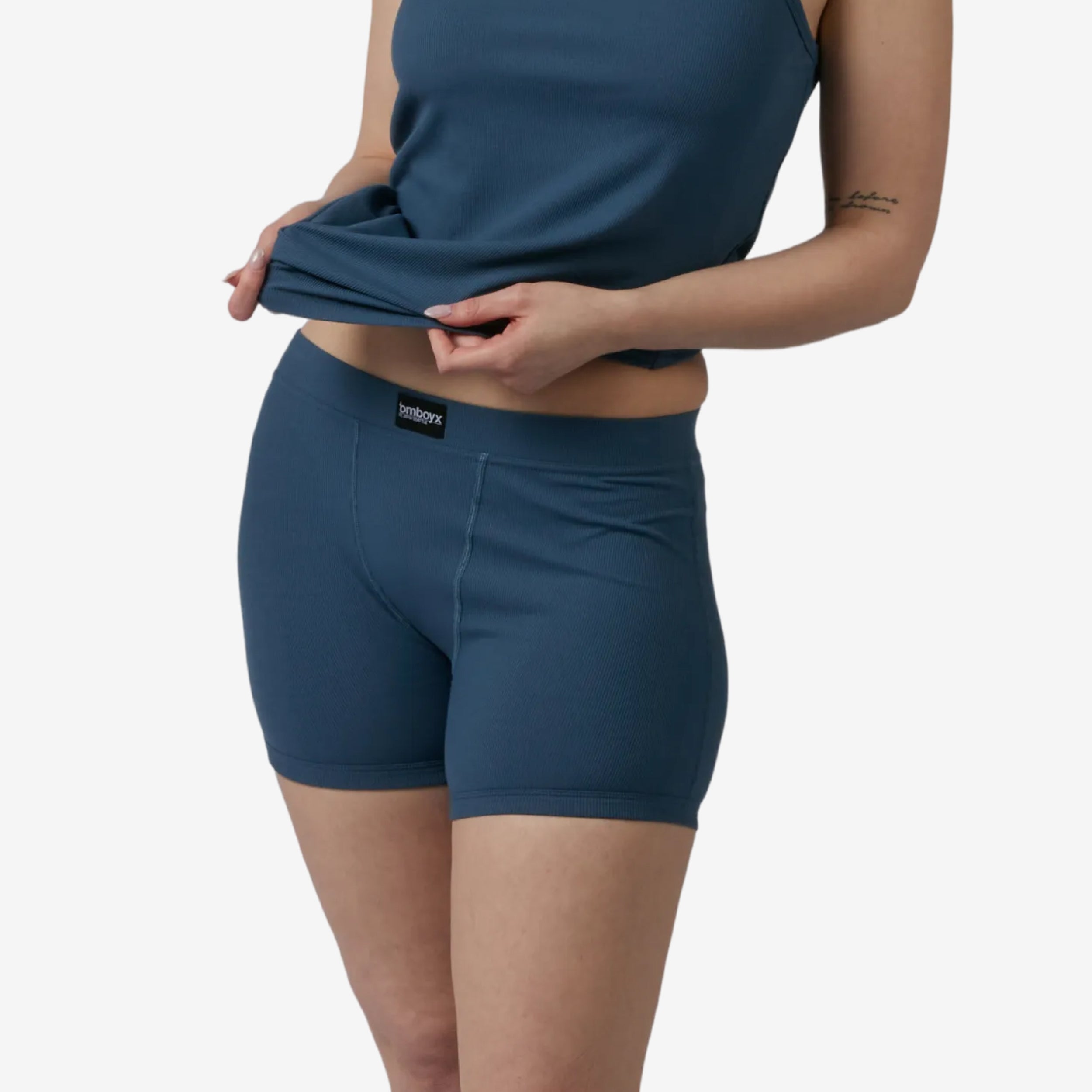 Bamboo Rib 4.5" Trunks - Bering Sea