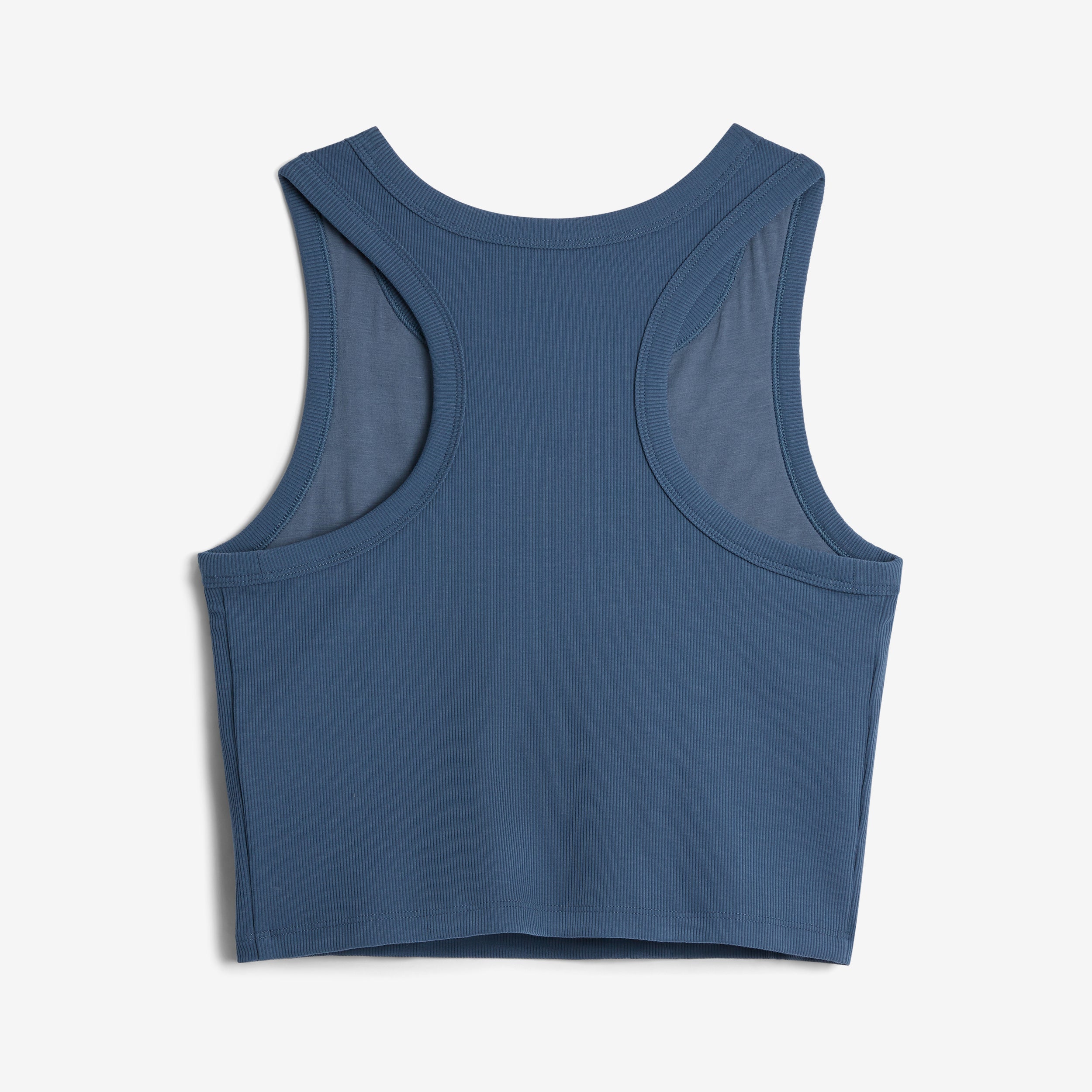 Bamboo Rib Bra Top - Bering Sea