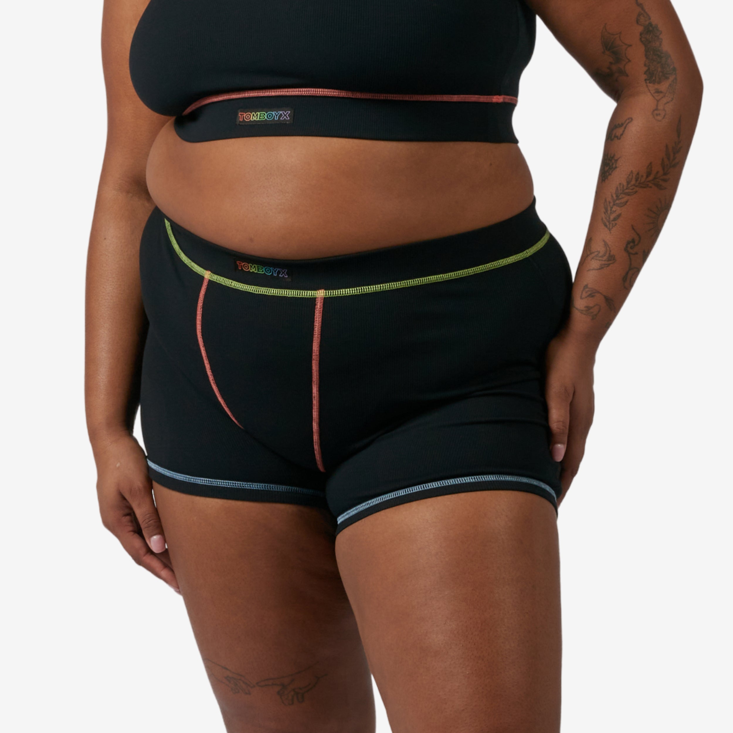 Bamboo Rib 4.5" Trunks - Stitched With Love