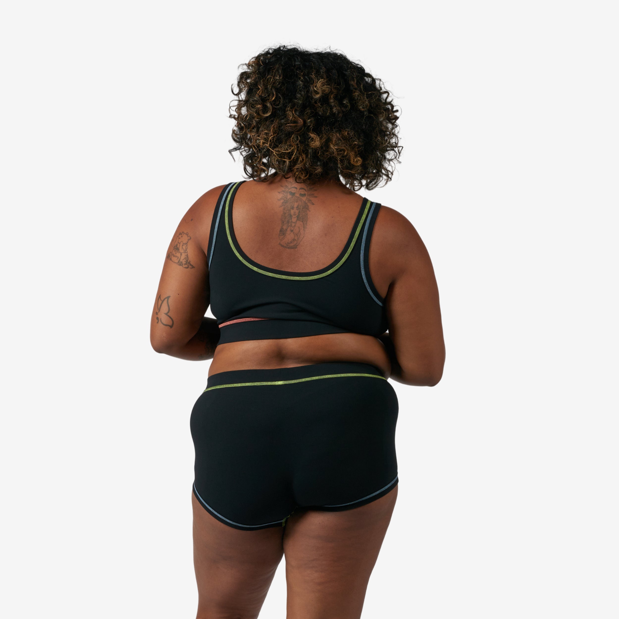 Bamboo Rib Boy Shorts - Stitched With Love