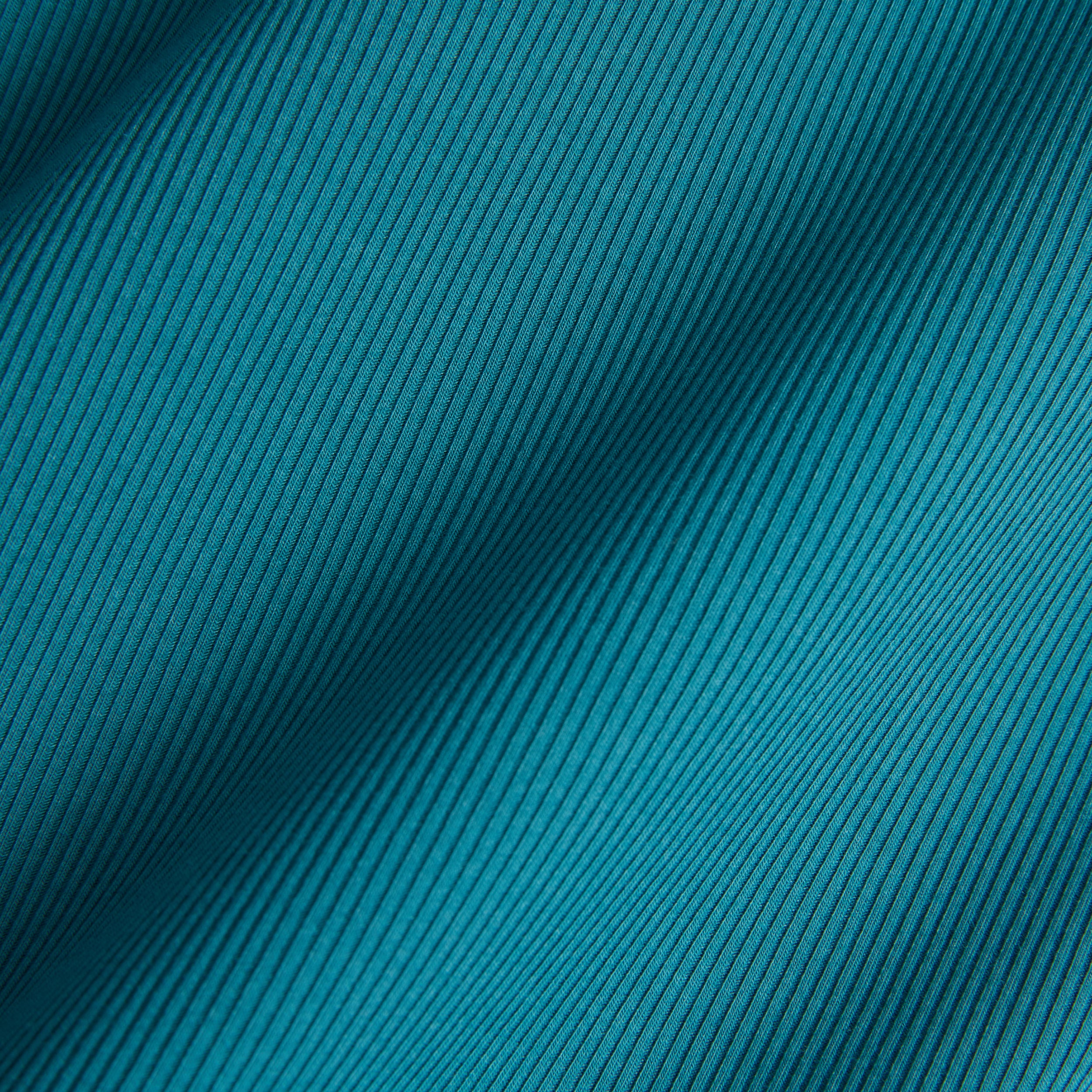 Bamboo Rib Tank - Teal Time