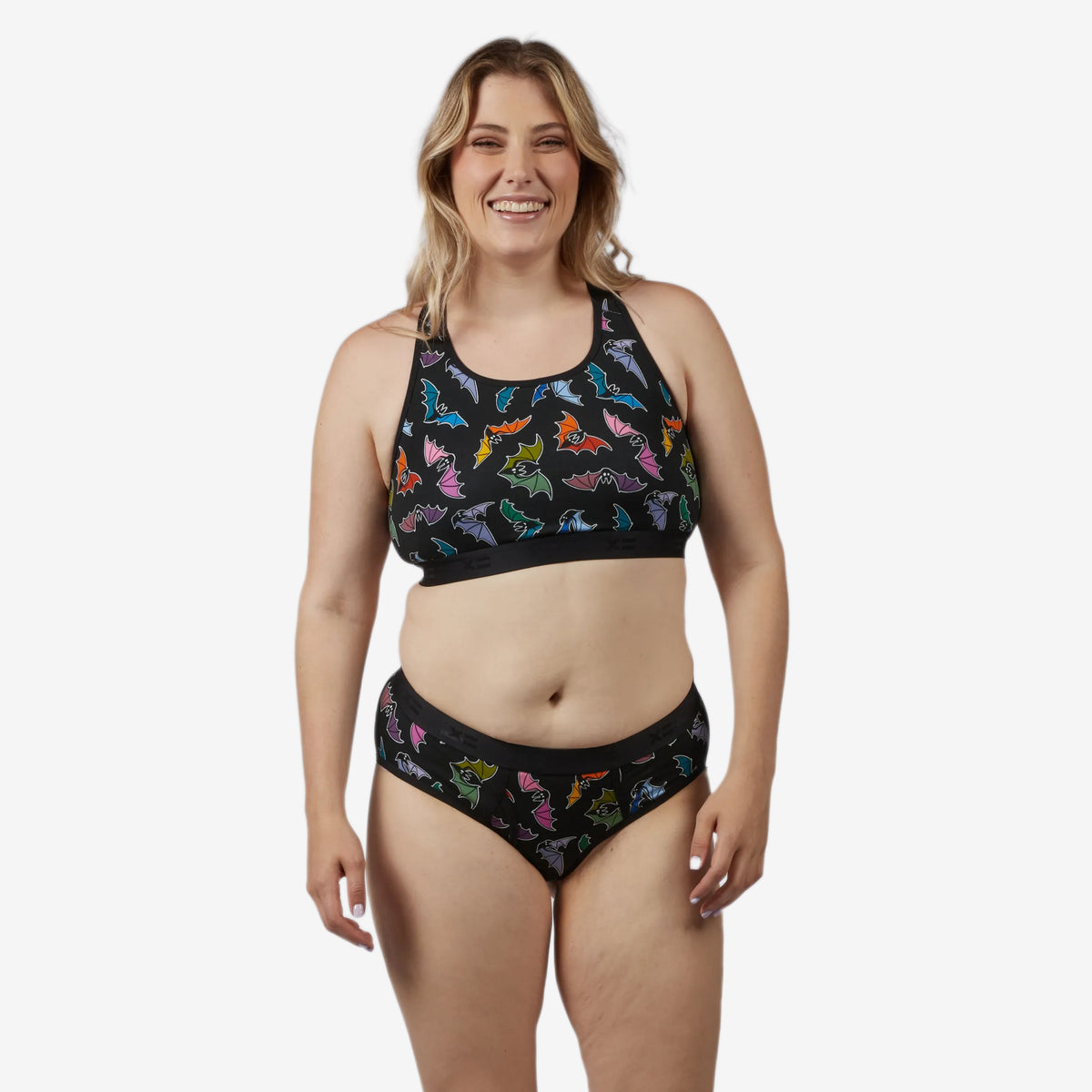 Model: Natalie is 5'11" and wears a Medium
