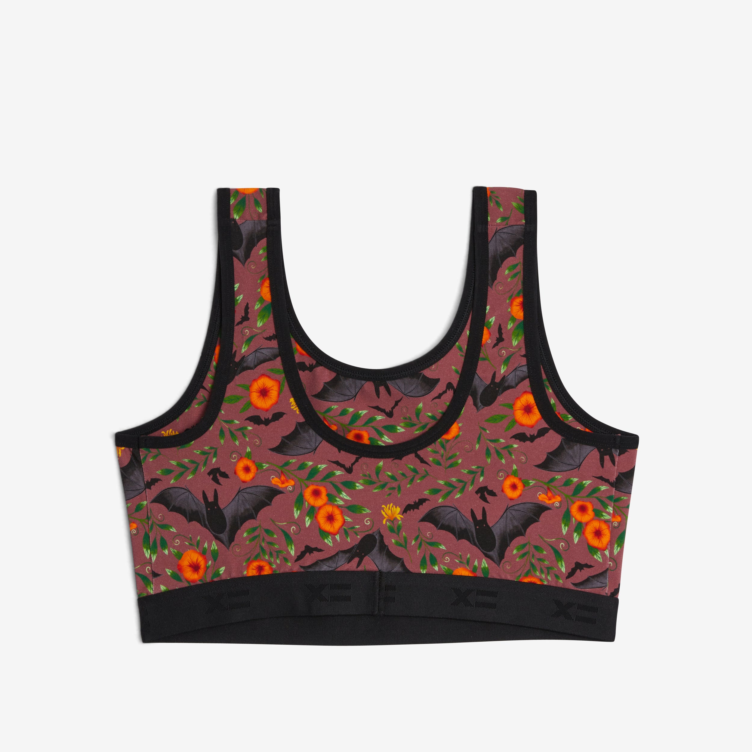 Essentials Soft Bra - Batwing Brocade Mauve