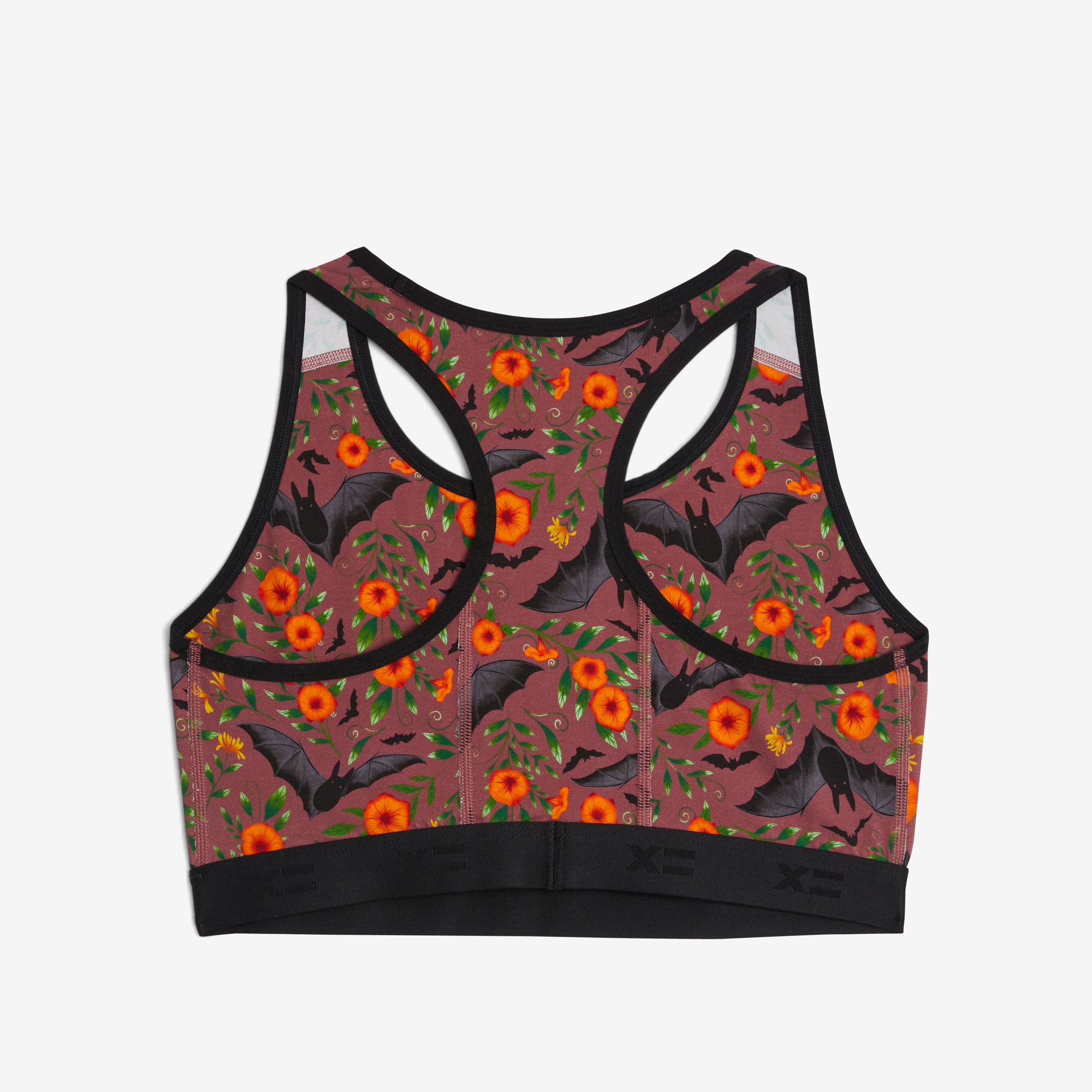Racerback Soft Bra - Batwing Brocade Mauve
