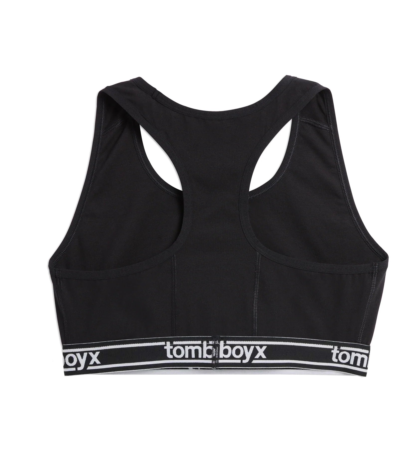 Racerback Soft Bra - Black Logo