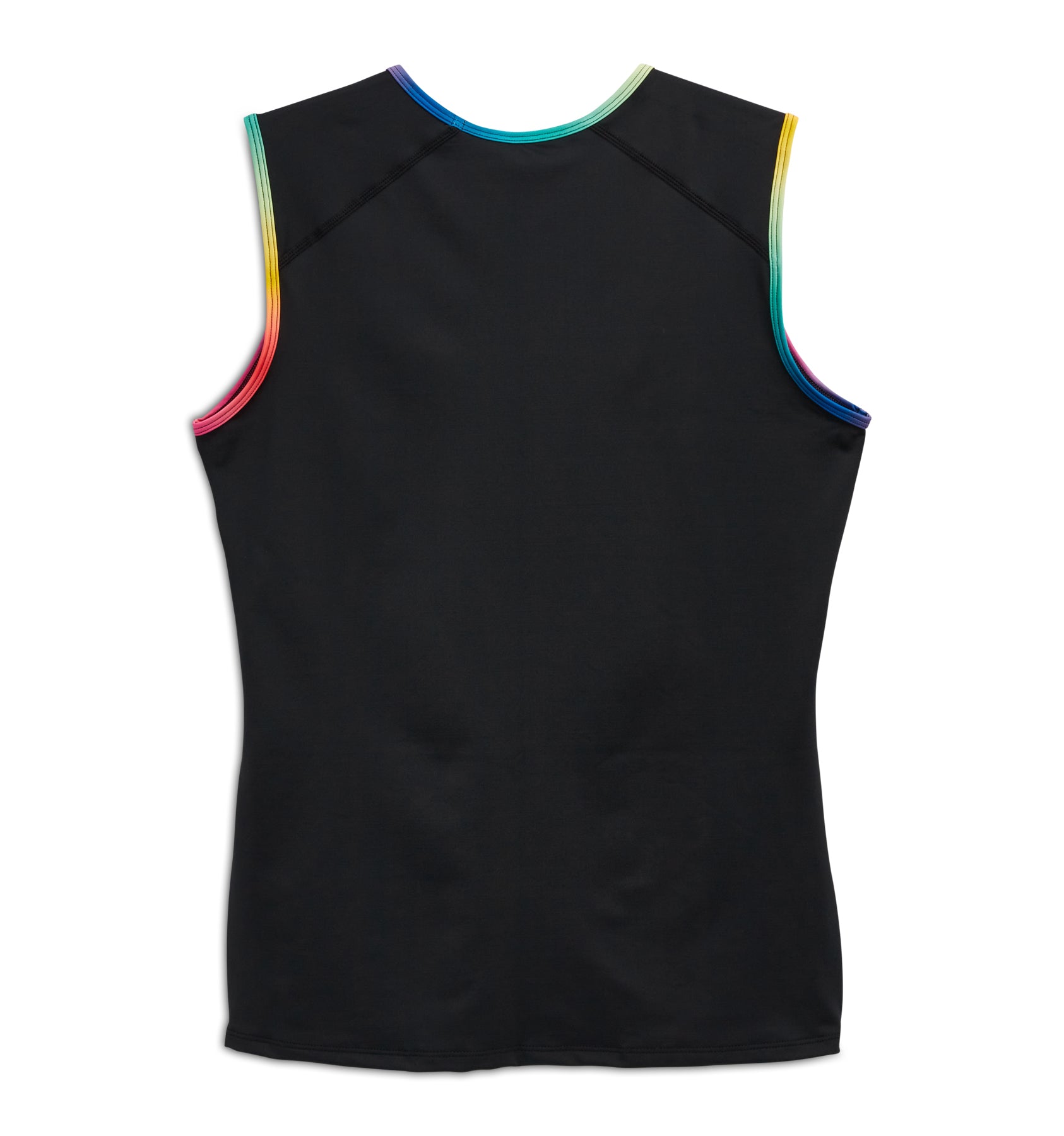 Swim Tank - Black Rainbow Ombre