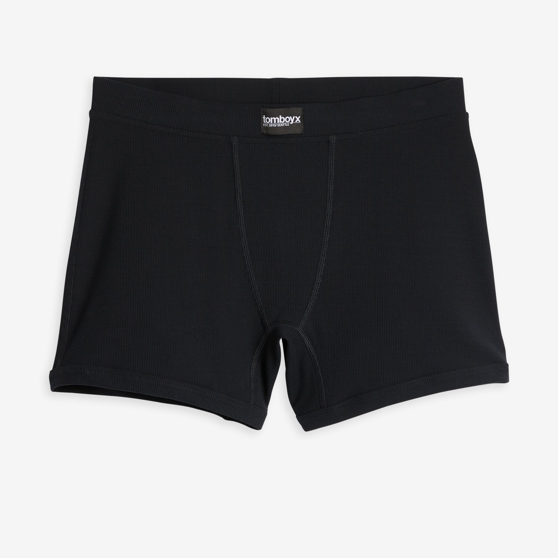 Bamboo Rib 4.5" Trunks - Black