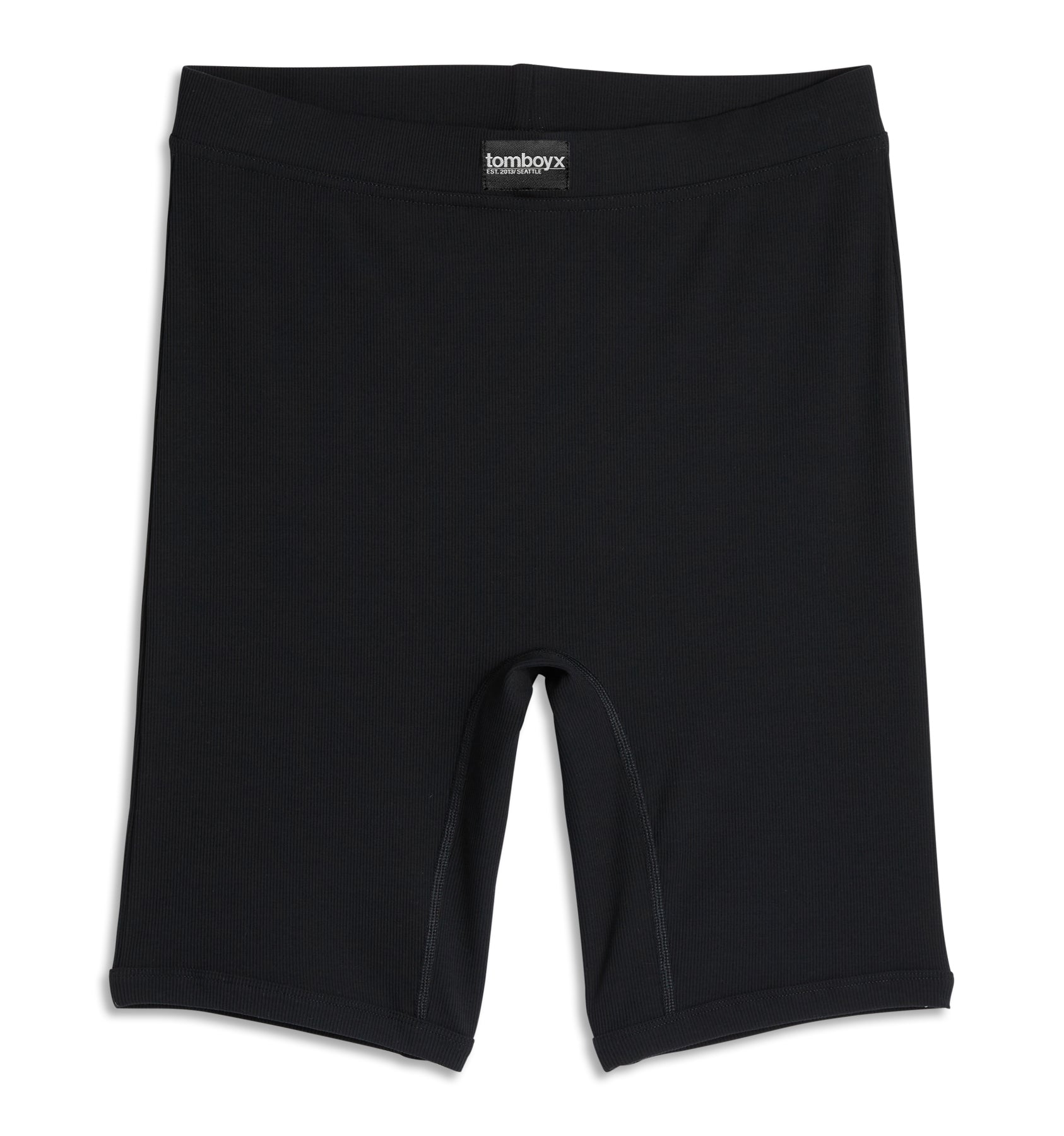 Bamboo Rib 9" Boxer Briefs - Black