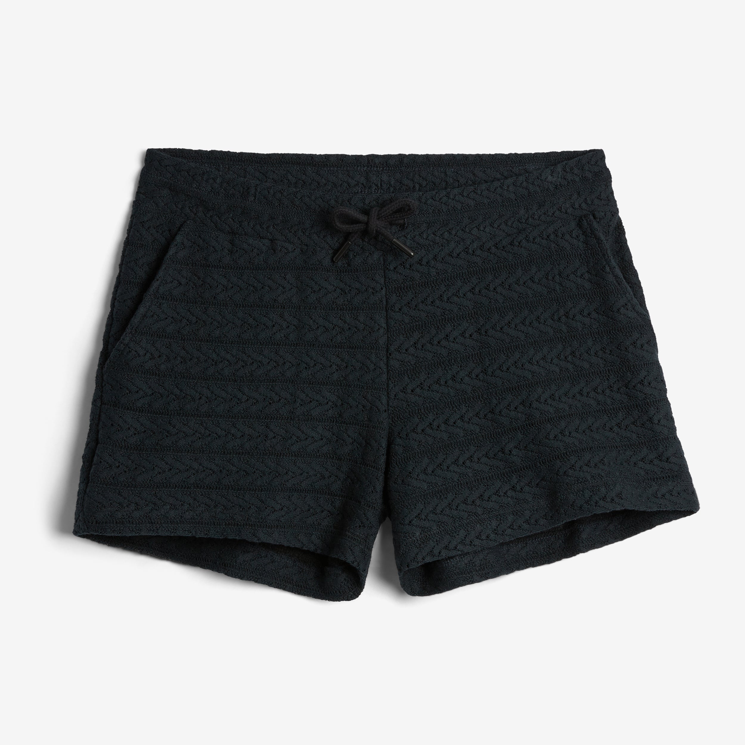 Crochet Cabana Short - Black