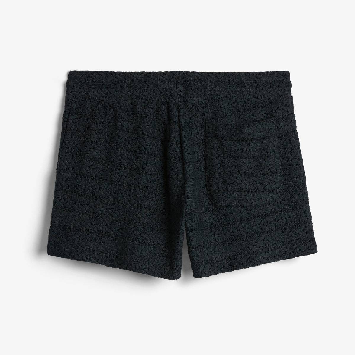 Crochet Cabana Short - Black