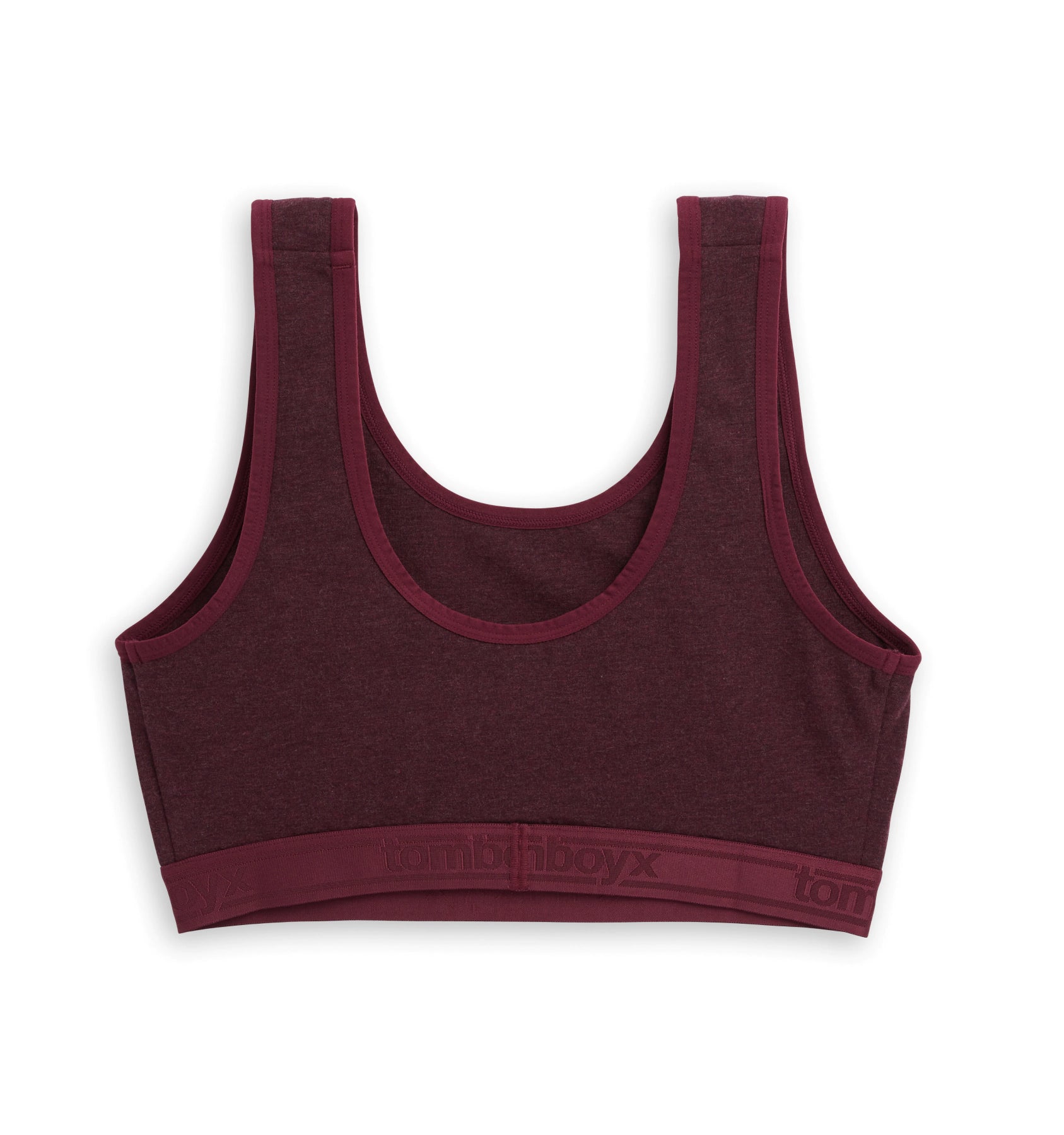 Essentials Soft Bra - Black Cherry Heather