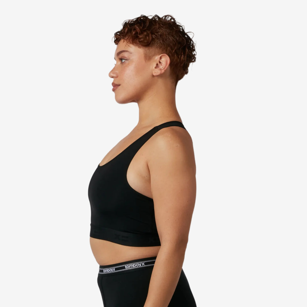 Compression Topside Compression Plus Top - Black – tomboyx