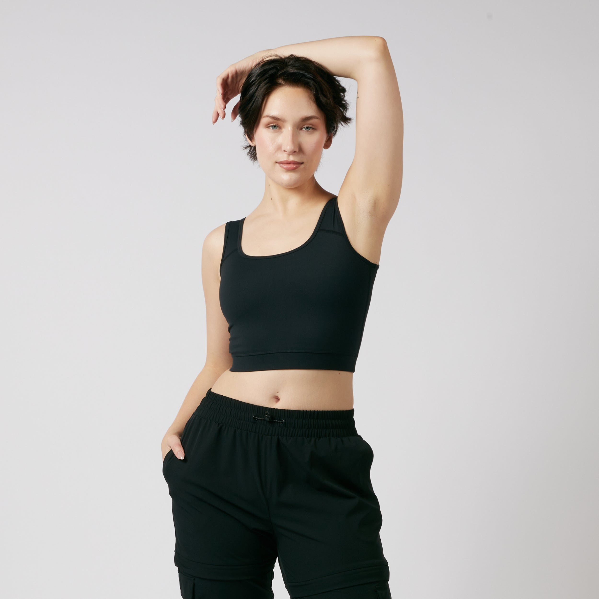 Model: Avery is 5'9" and wears a Medium