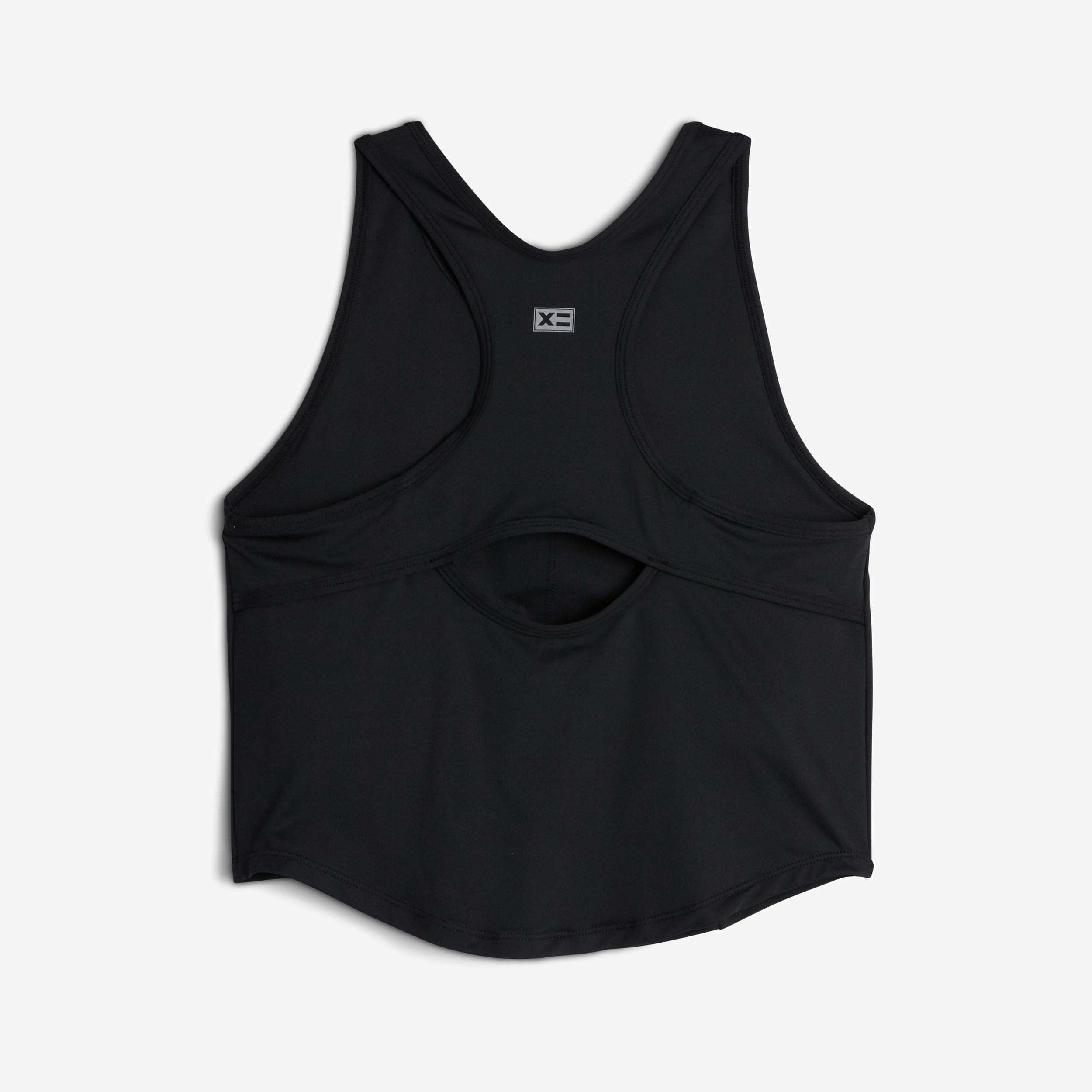 Swim High Neck Top - Black