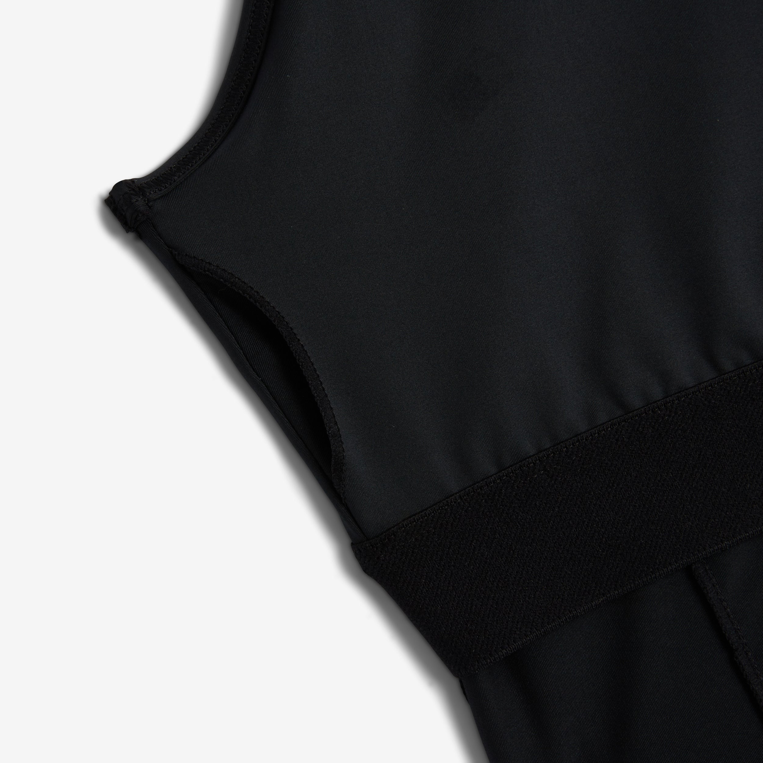 Swim High Neck Top - Black