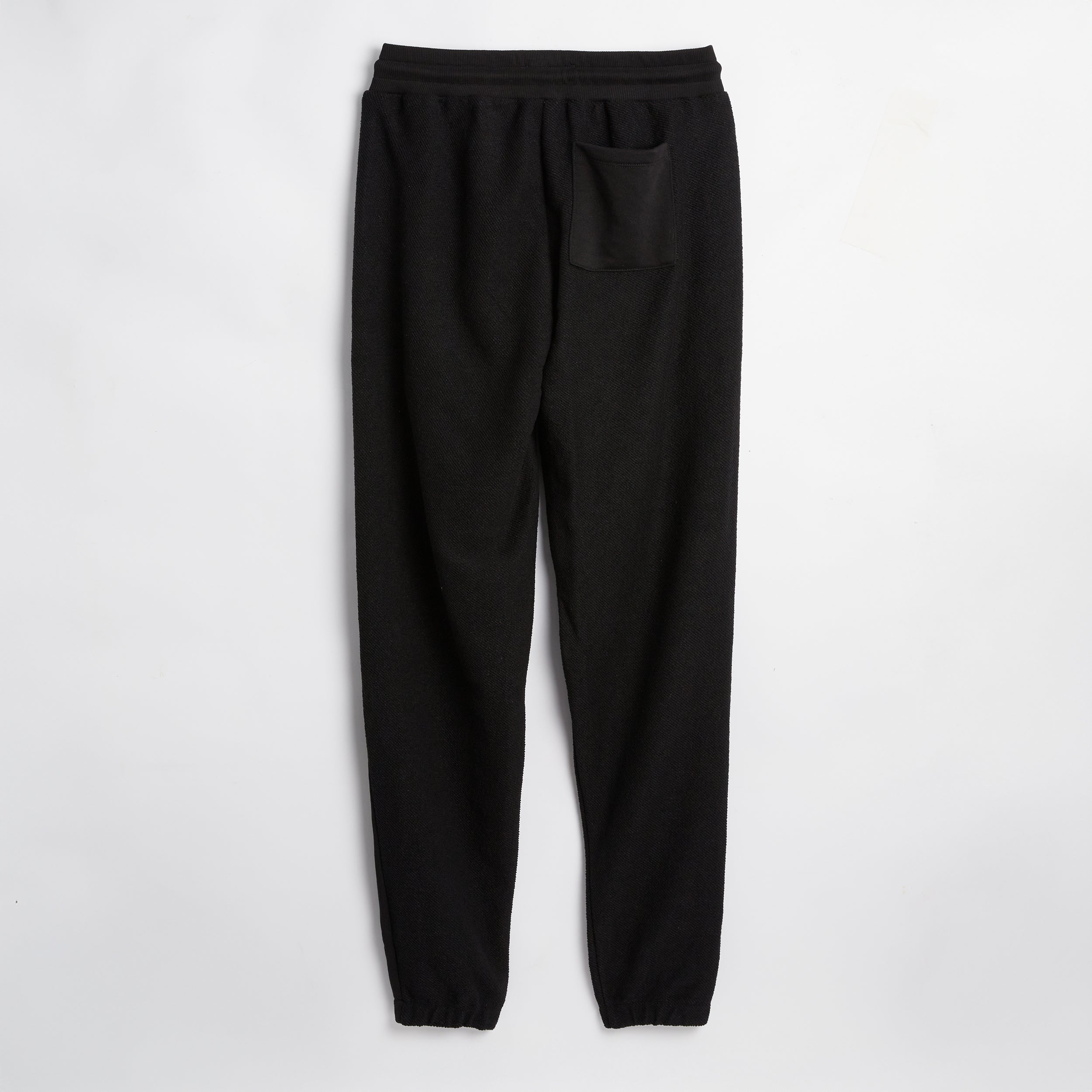Inside Out French Terry Jogger - Black