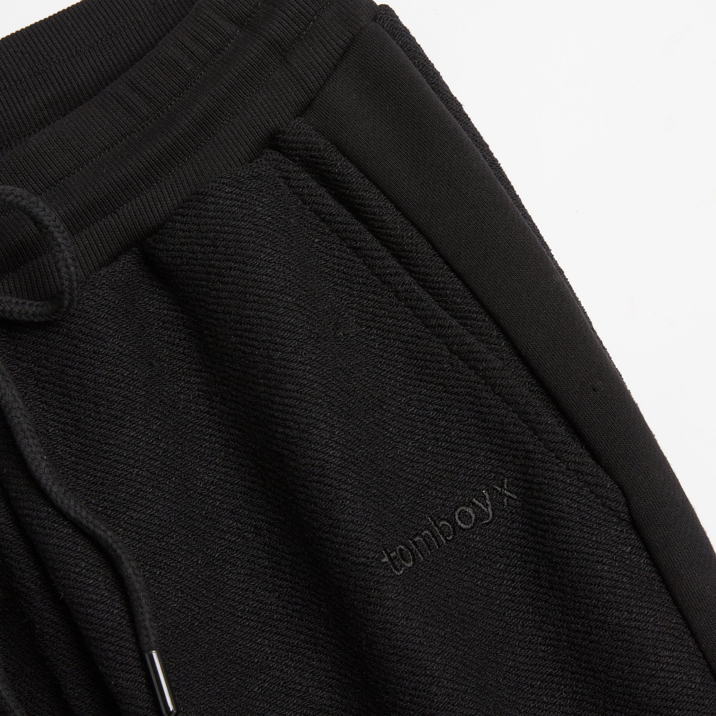 Inside Out French Terry Jogger - Black