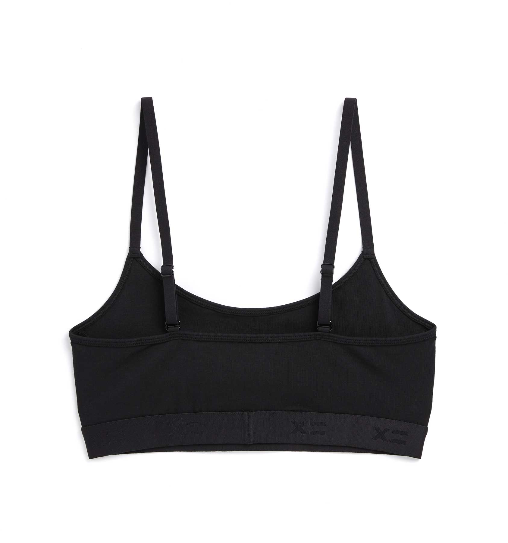Low Cut Soft Bra - X= Black