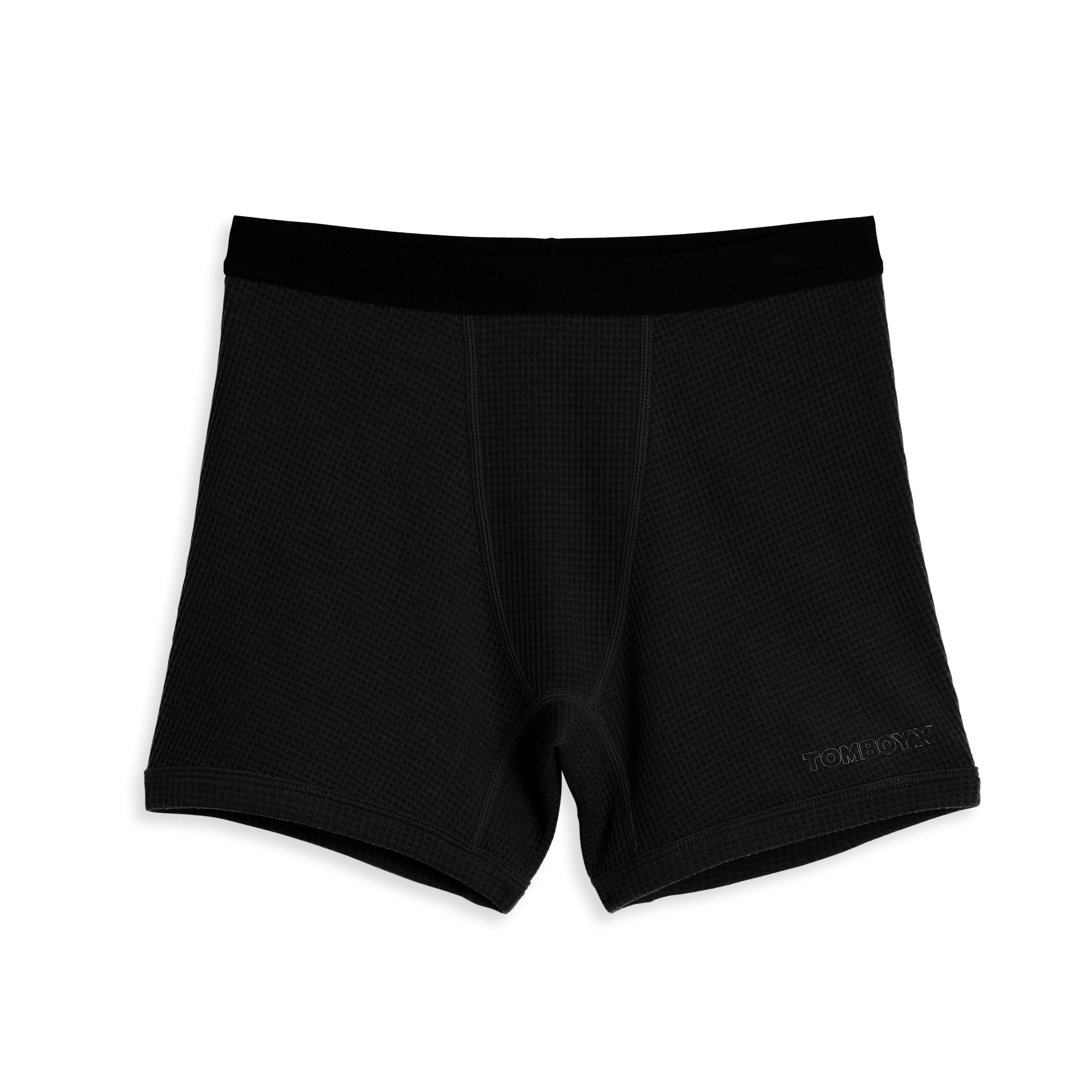 Modal Cloud Waffle 4.5" Trunks - Black Beauty