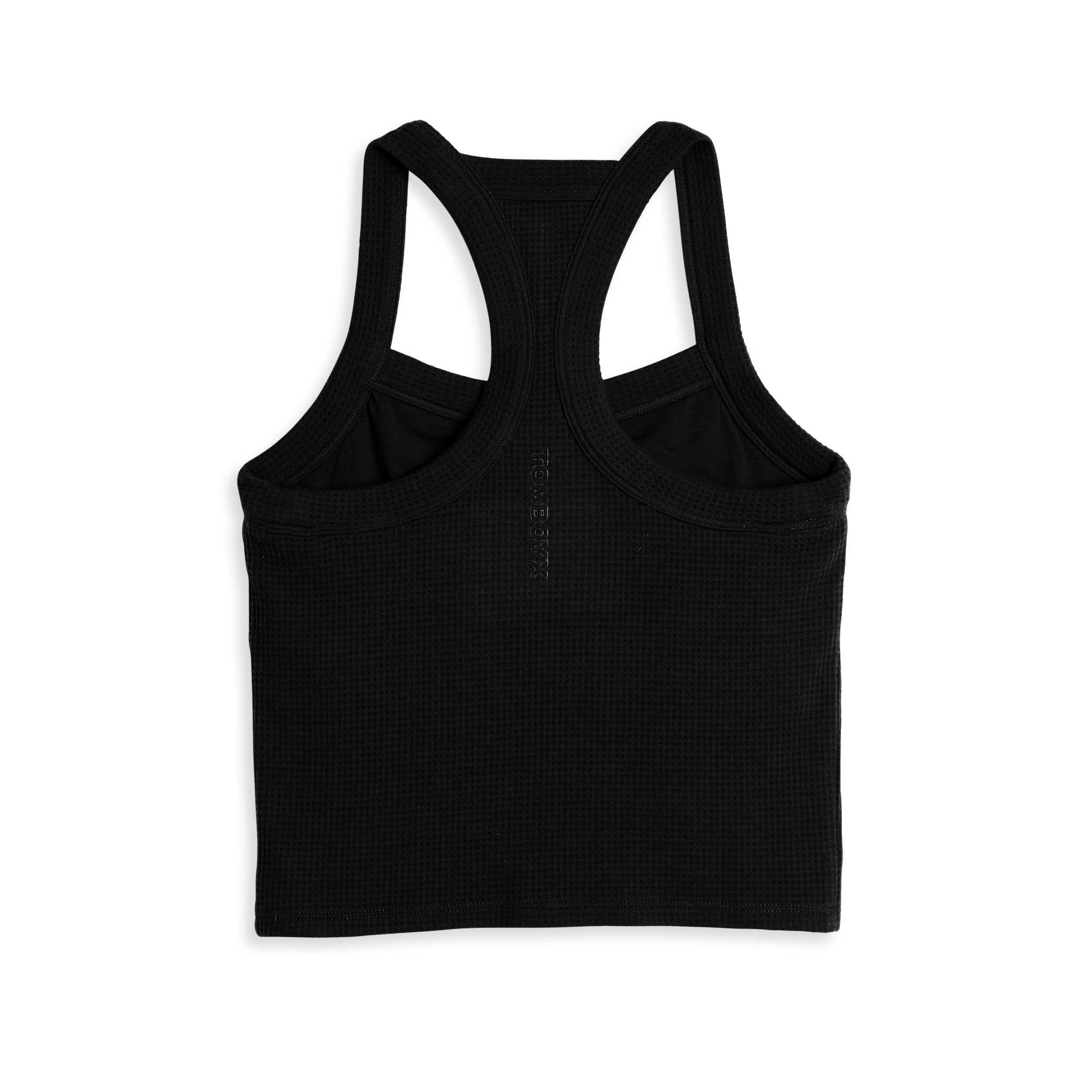 Modal Cloud Waffle Bra Top - Black Beauty