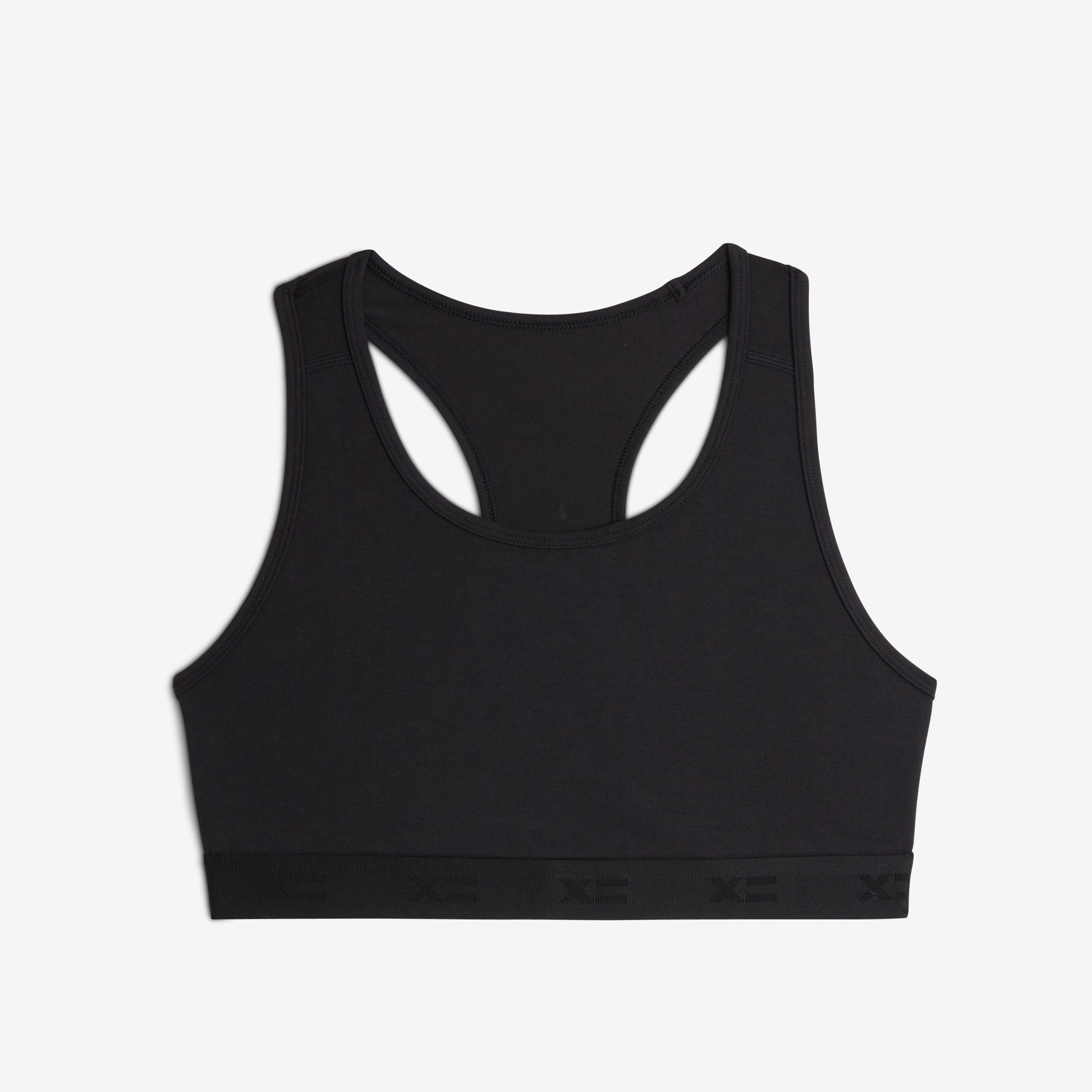 Racerback Soft Bra - TENCEL Modal Black