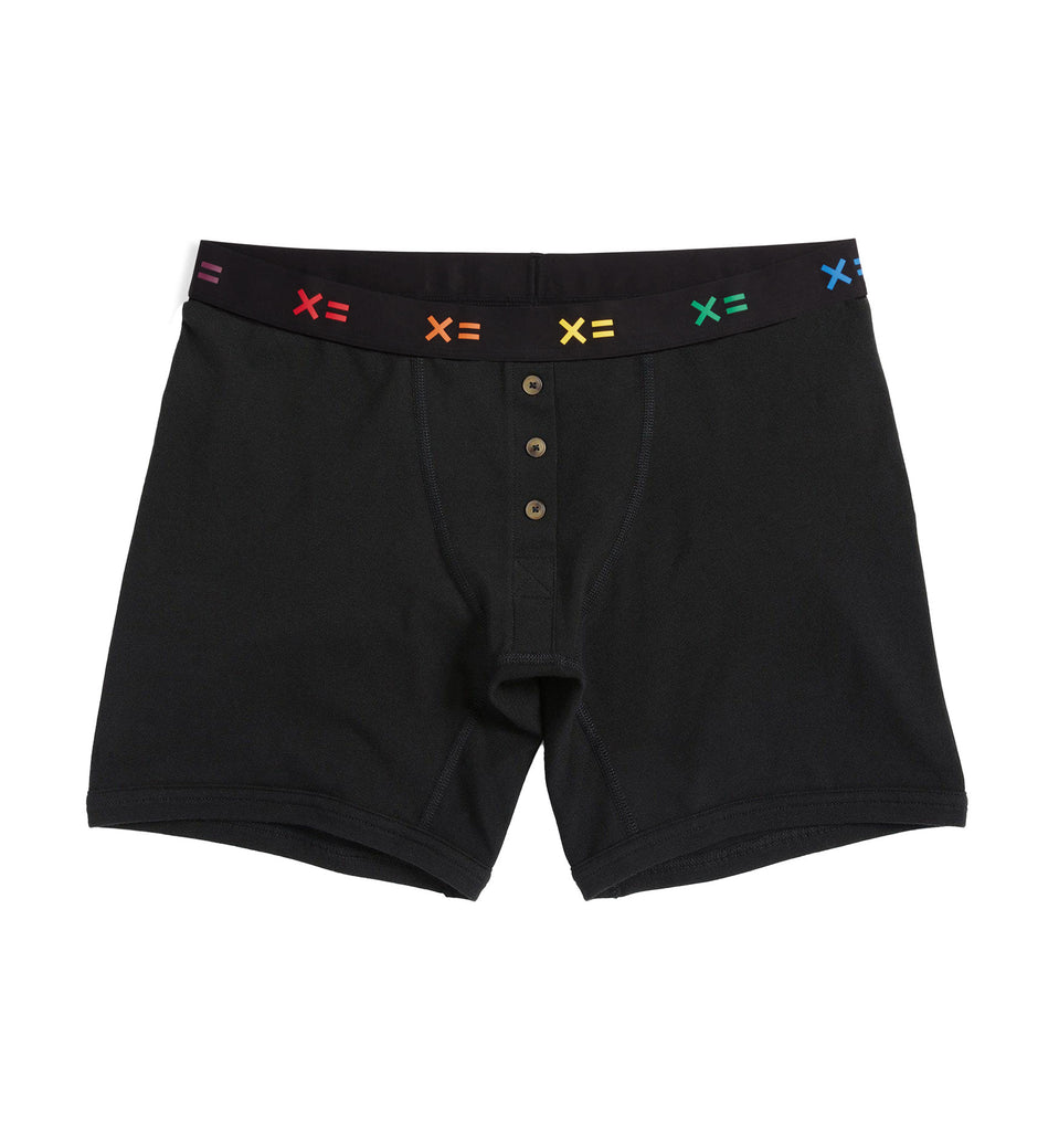 6" Fly Boxer Briefs X= Rainbow