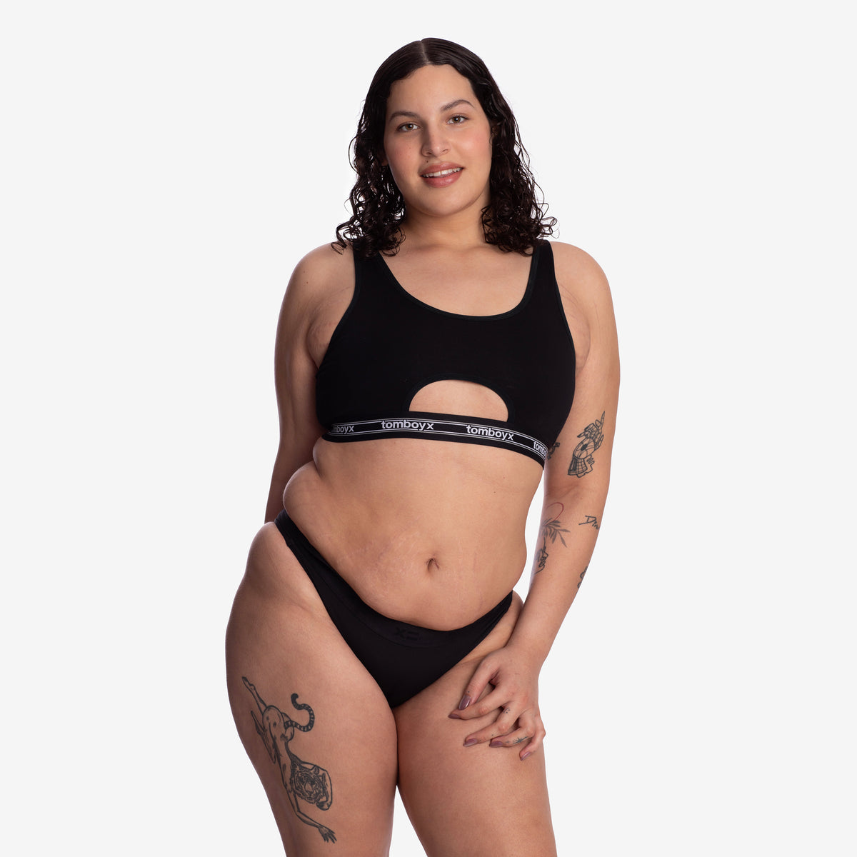 Model: Mila is 6'1" and wears an XL
