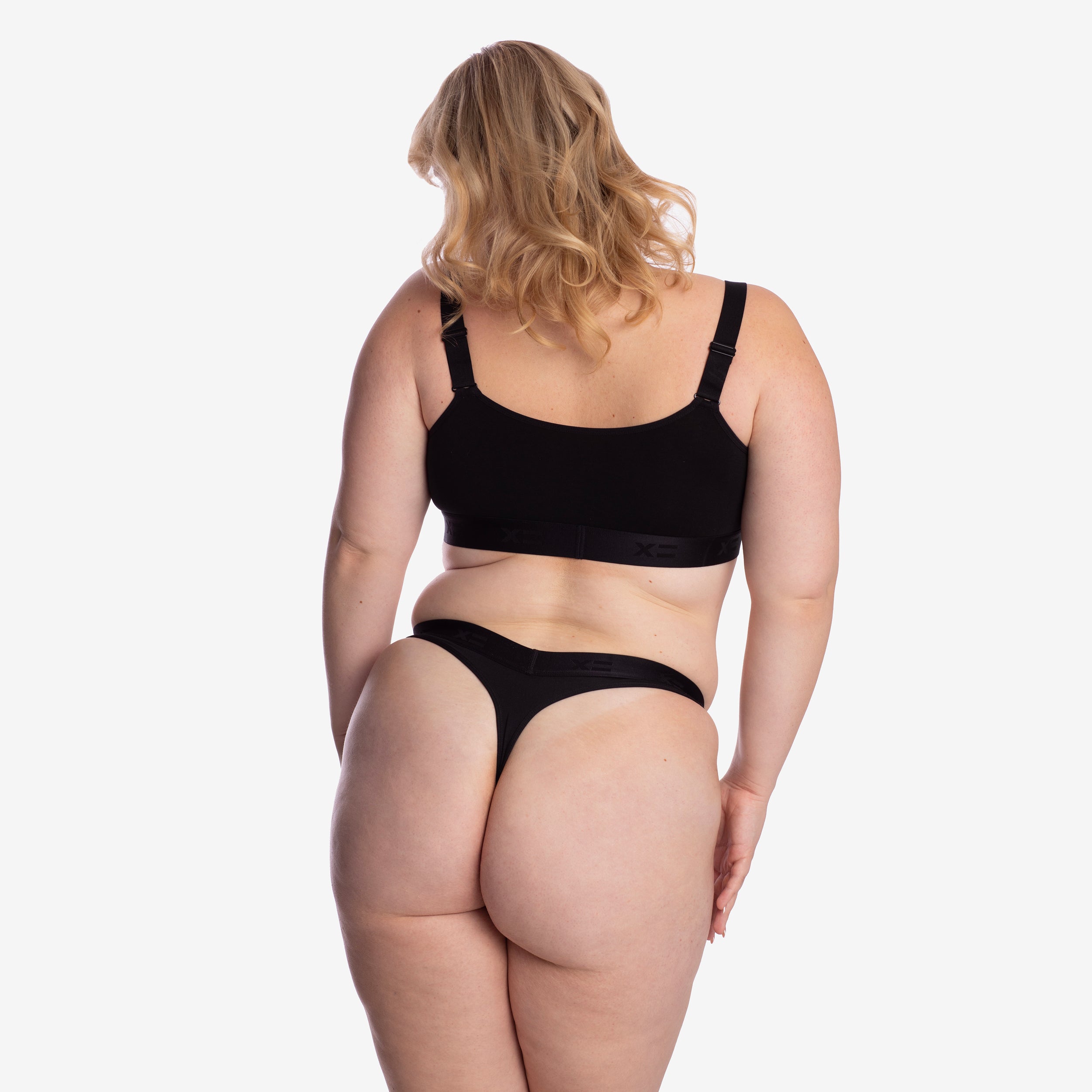 SmoothTuck Tucking Thong - Black Rainbow