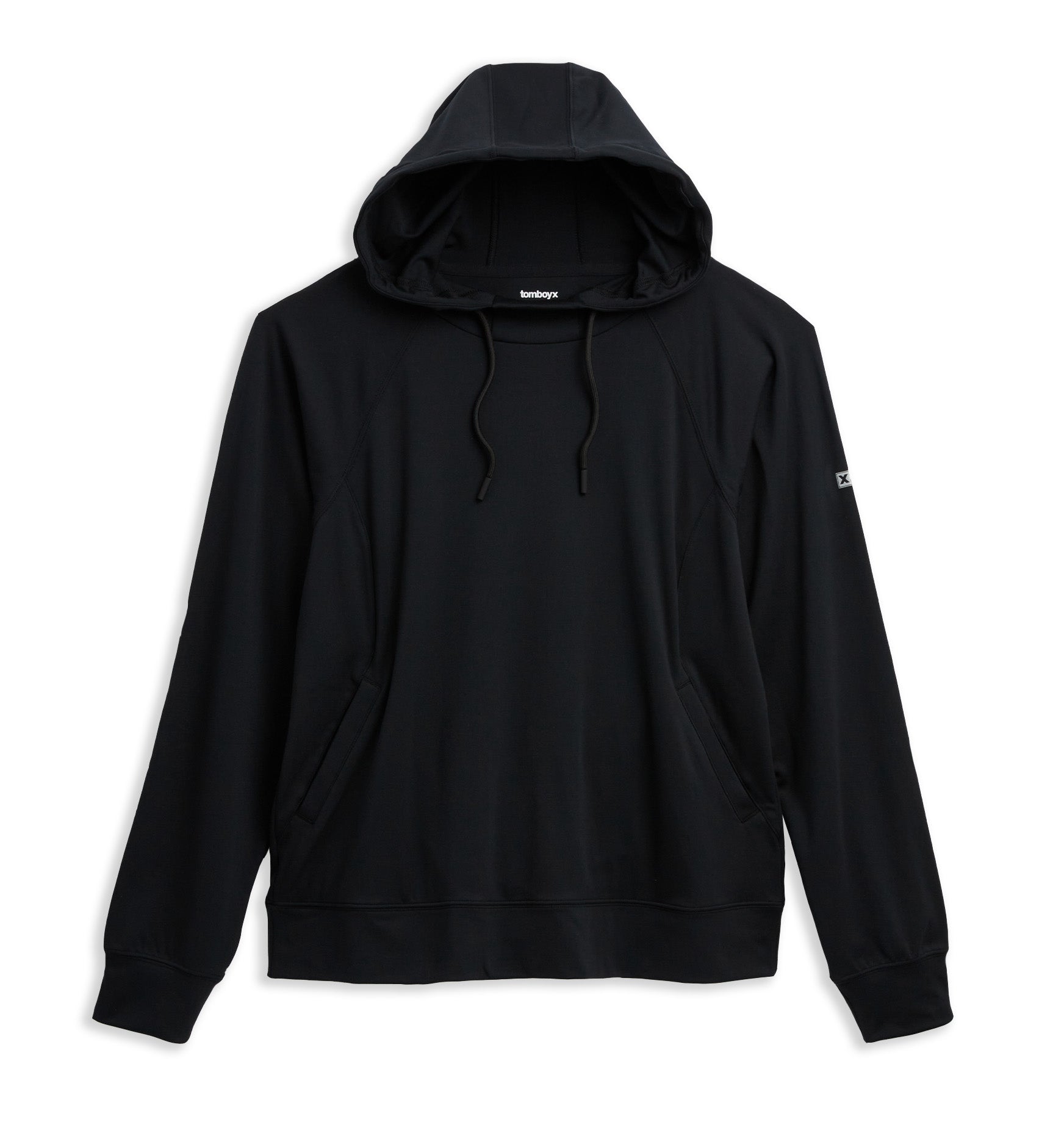 Cozy Luxe Fitted Hoodie - Black