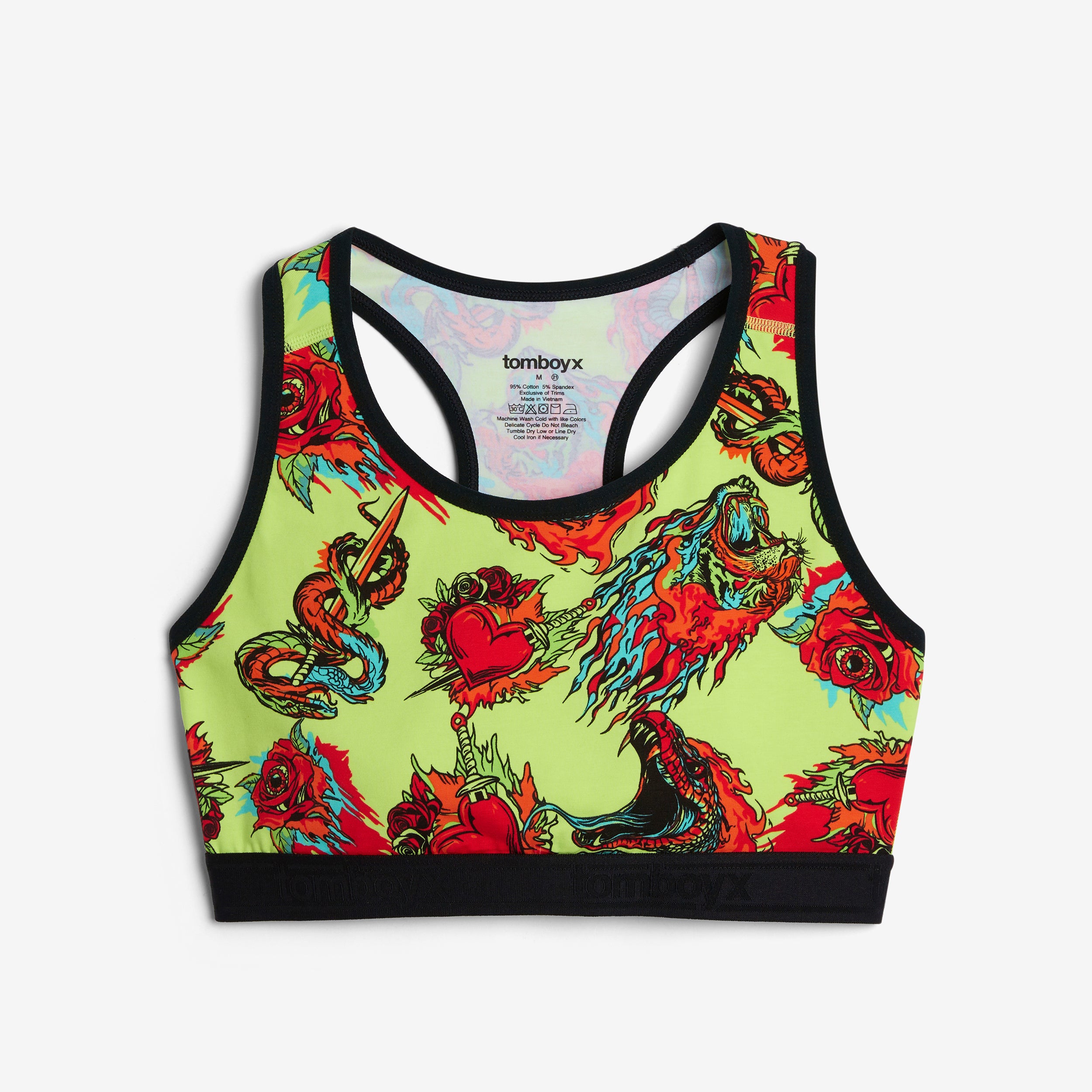 Racerback Soft Bra - Blazing Beasts
